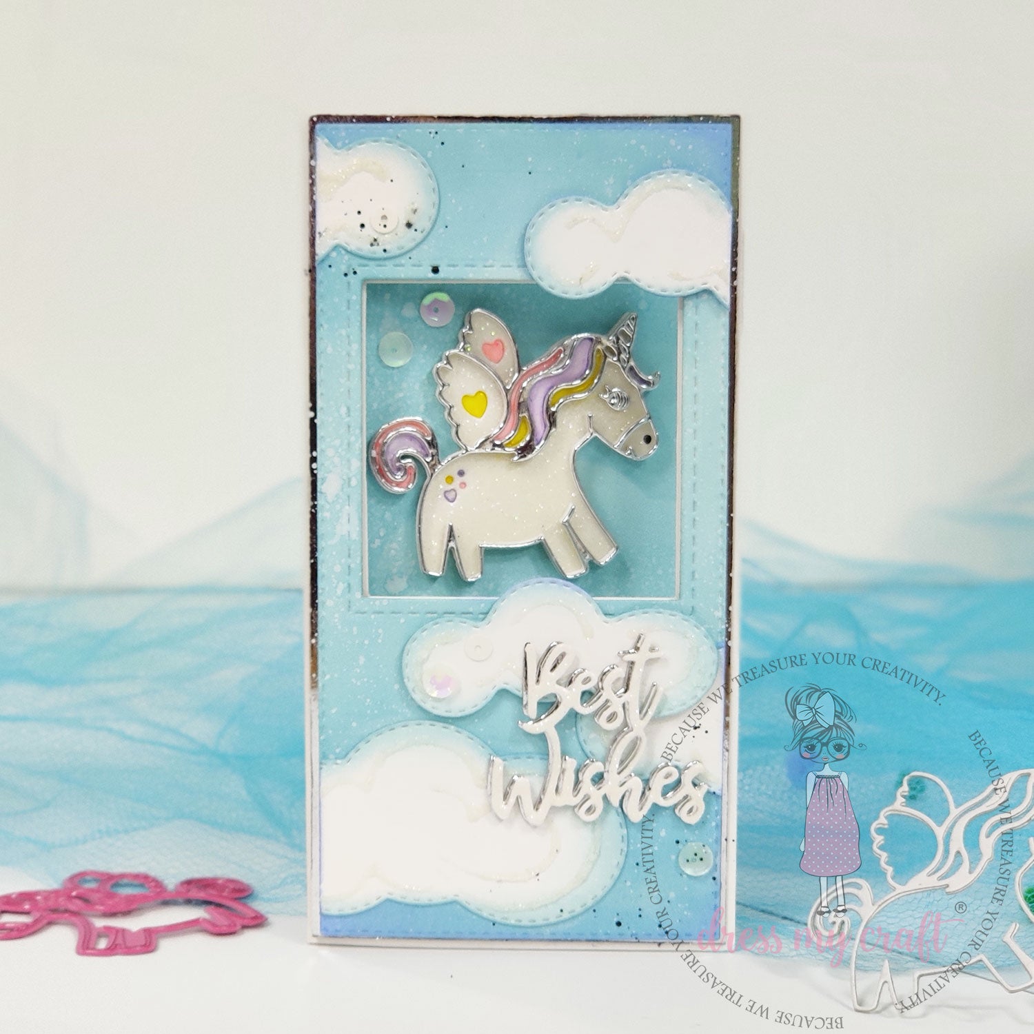 Best Wishes Tag - Basic Designer Dies