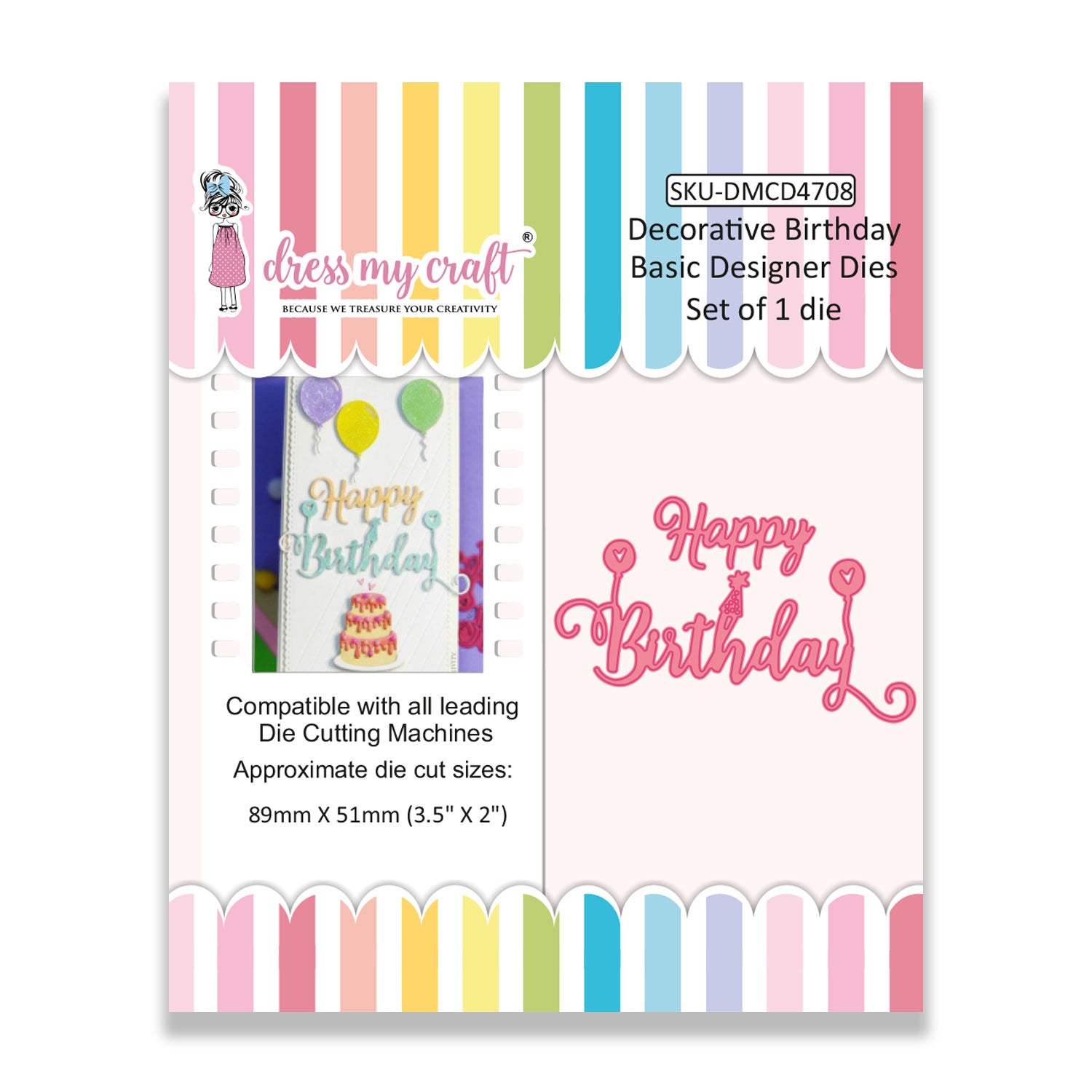 Decorative Birthday - Basic Designer Dies