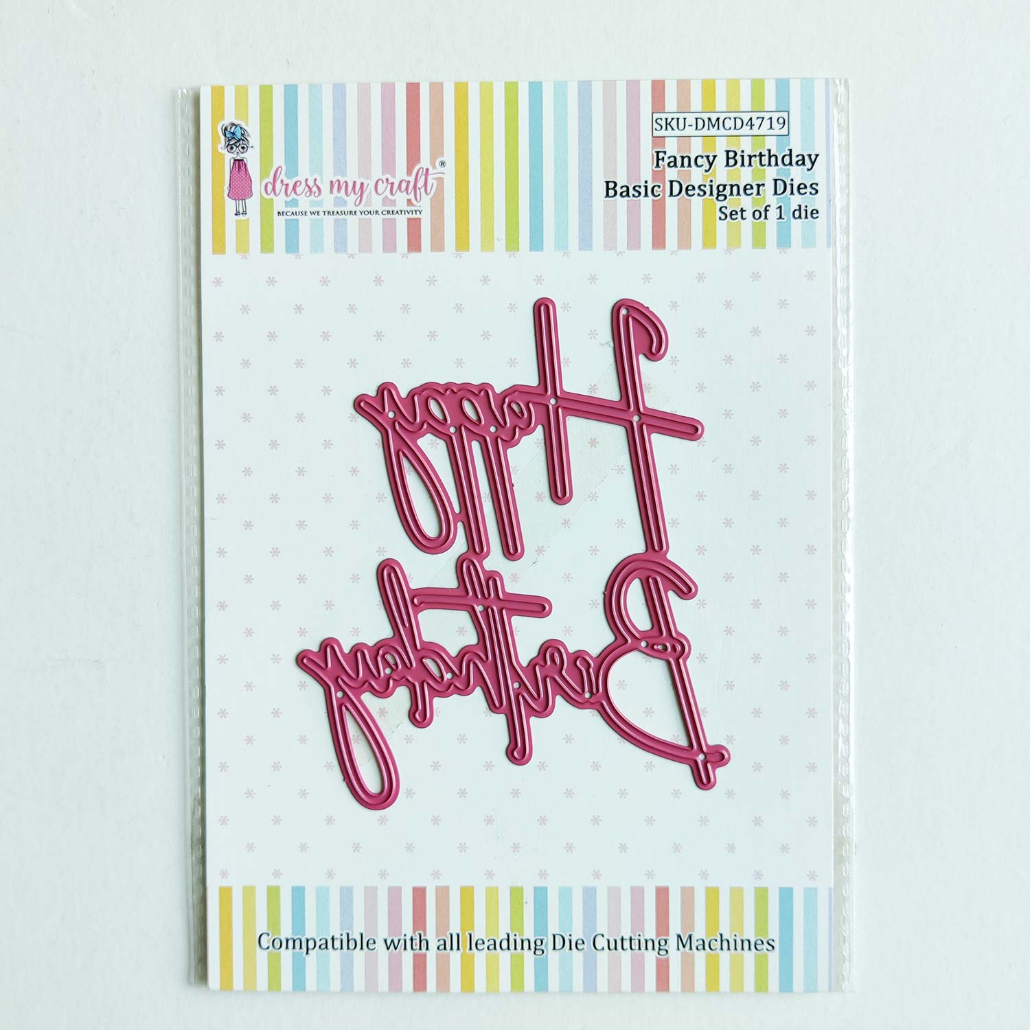 Fancy Birthday - Basic Designer Dies
