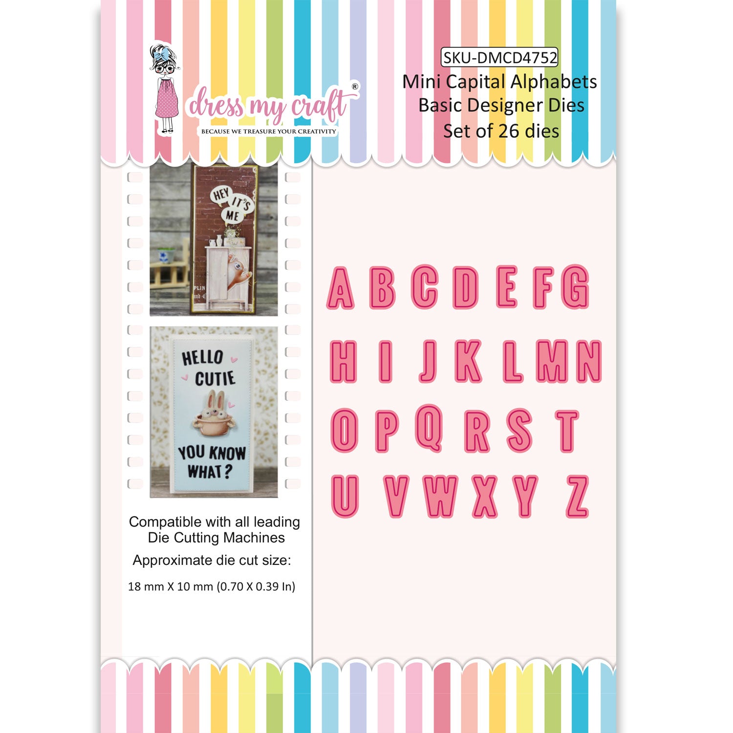 Mini Capital Alphabets - Basic Designer Dies