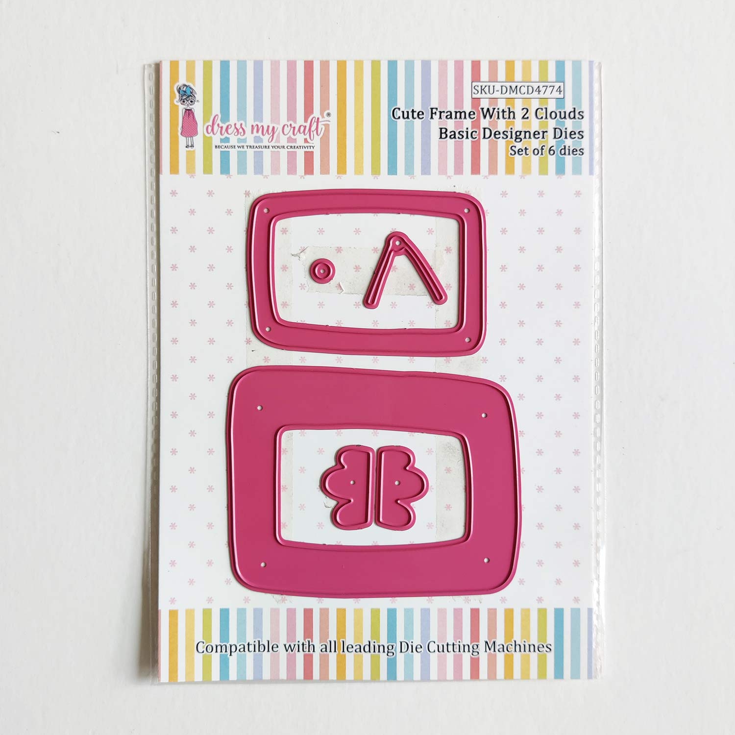 Cute Frame With 2 Clouds - Basic Designer Dies