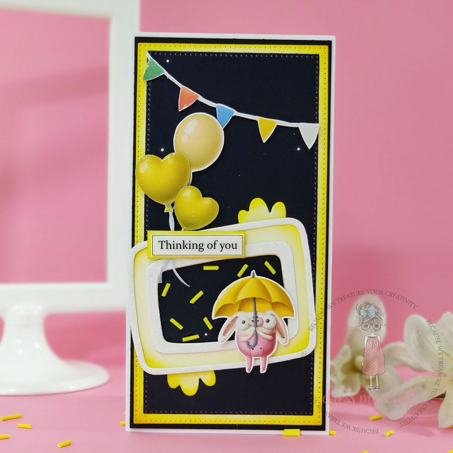 Cute Frame With 2 Clouds - Basic Designer Dies