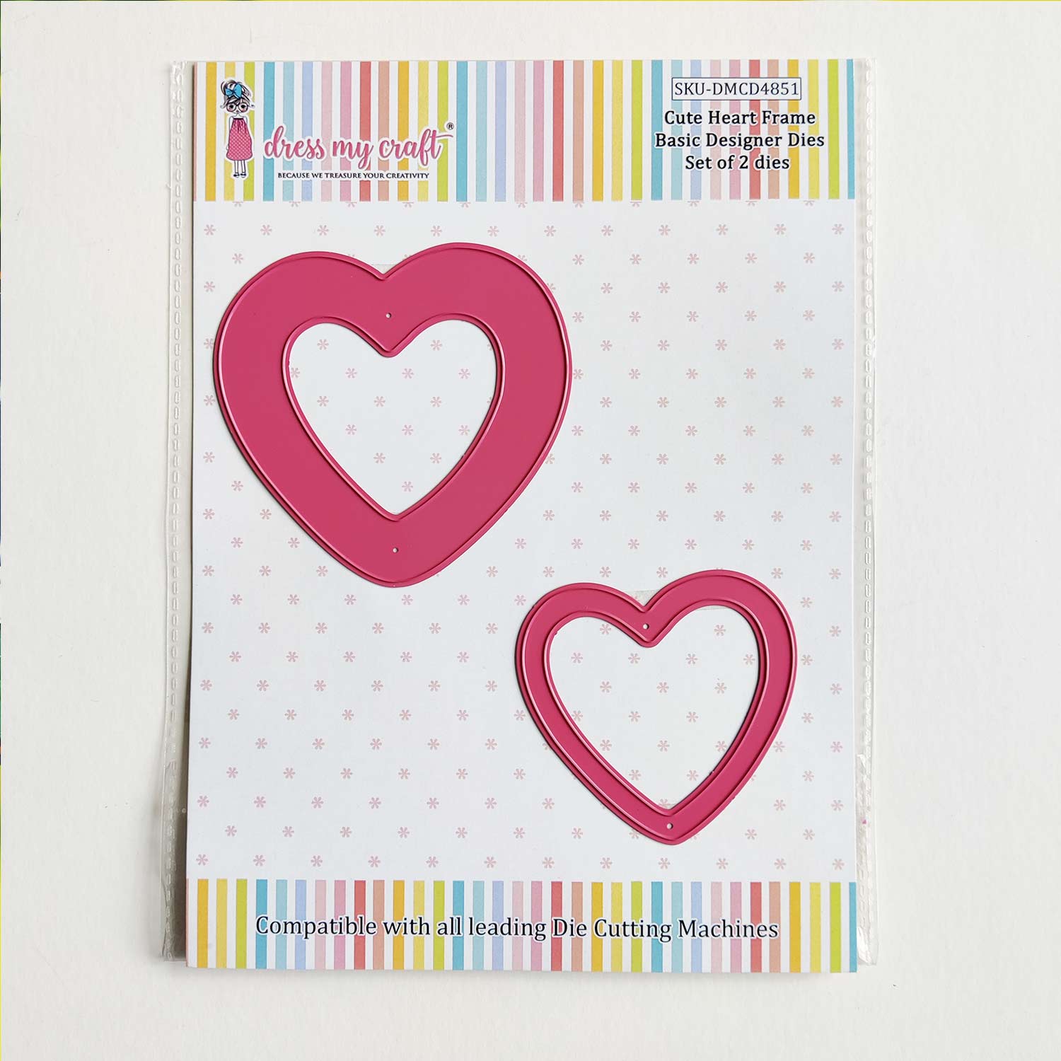 Cute Heart Frame - Basic Designer Dies