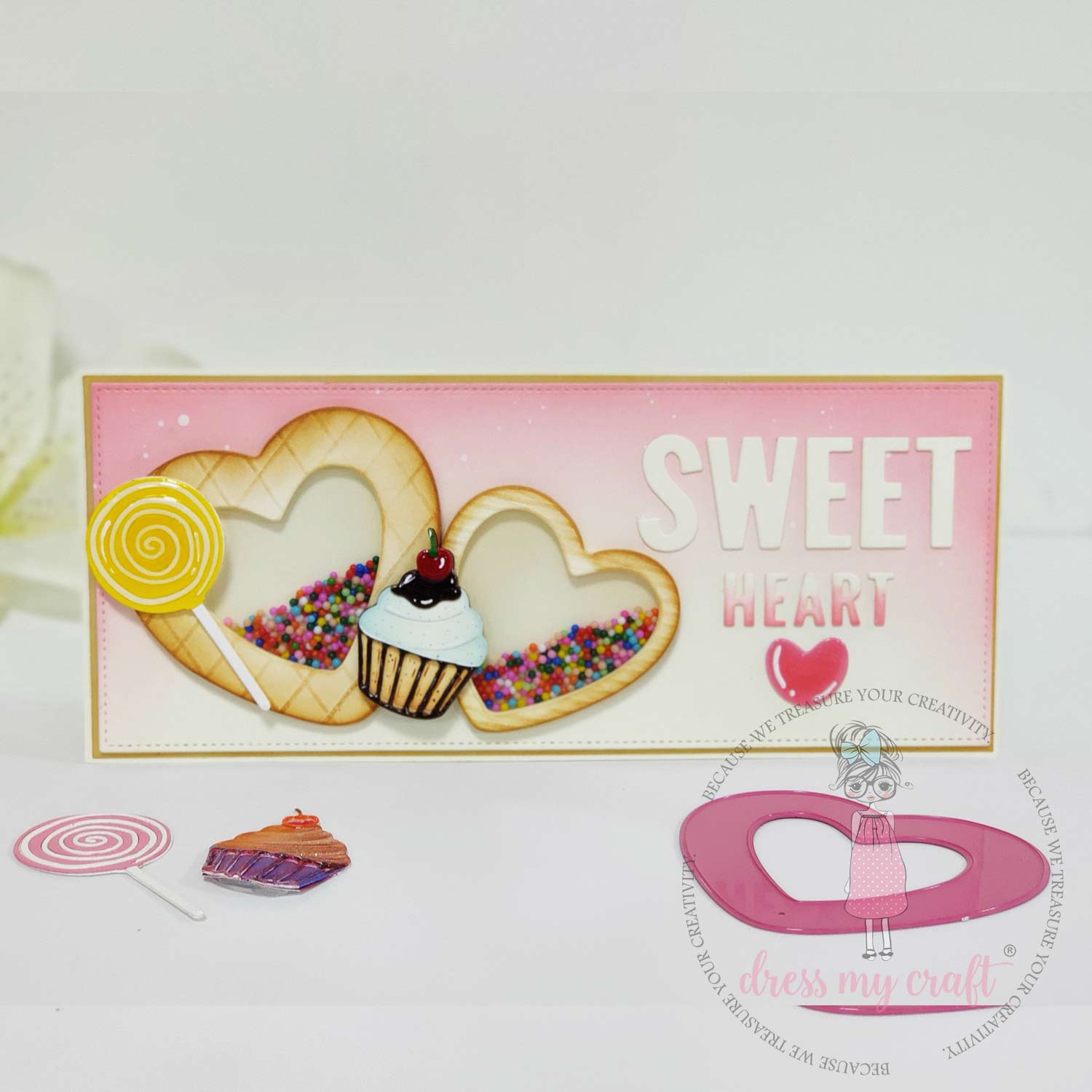 Cute Heart Frame - Basic Designer Dies