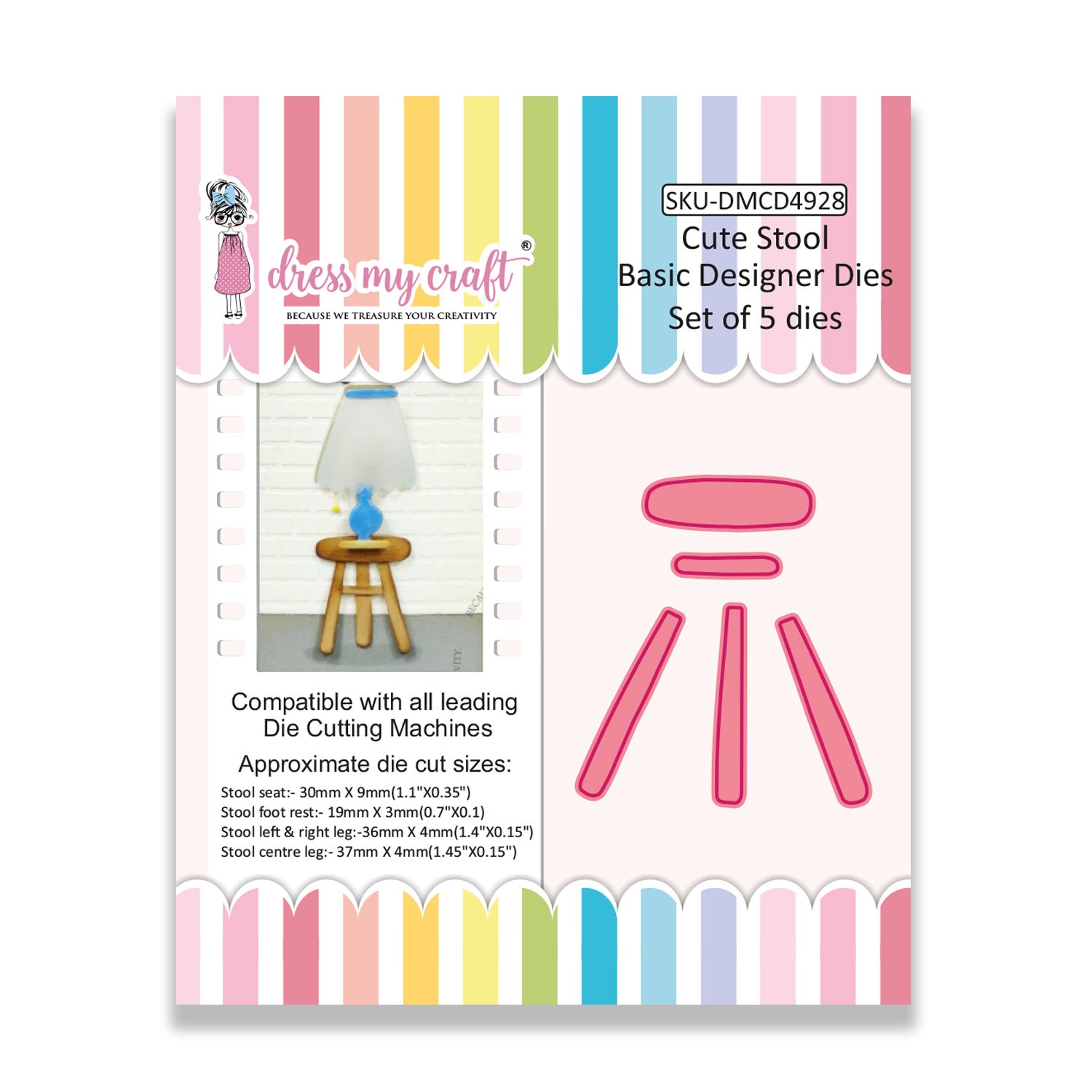 Cute Stool - Basic Designer Dies
