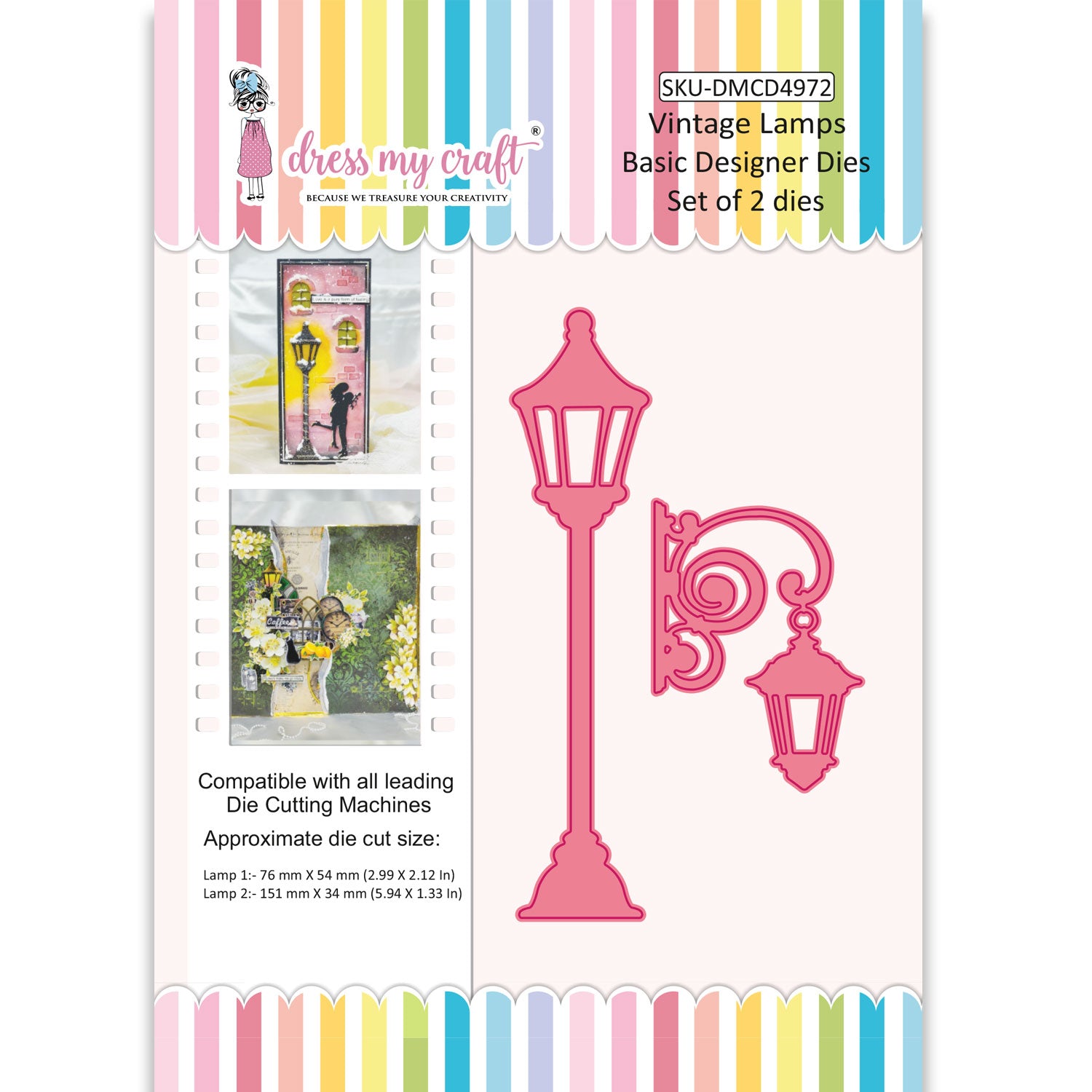 Vintage Lamps - Basic Designer Dies