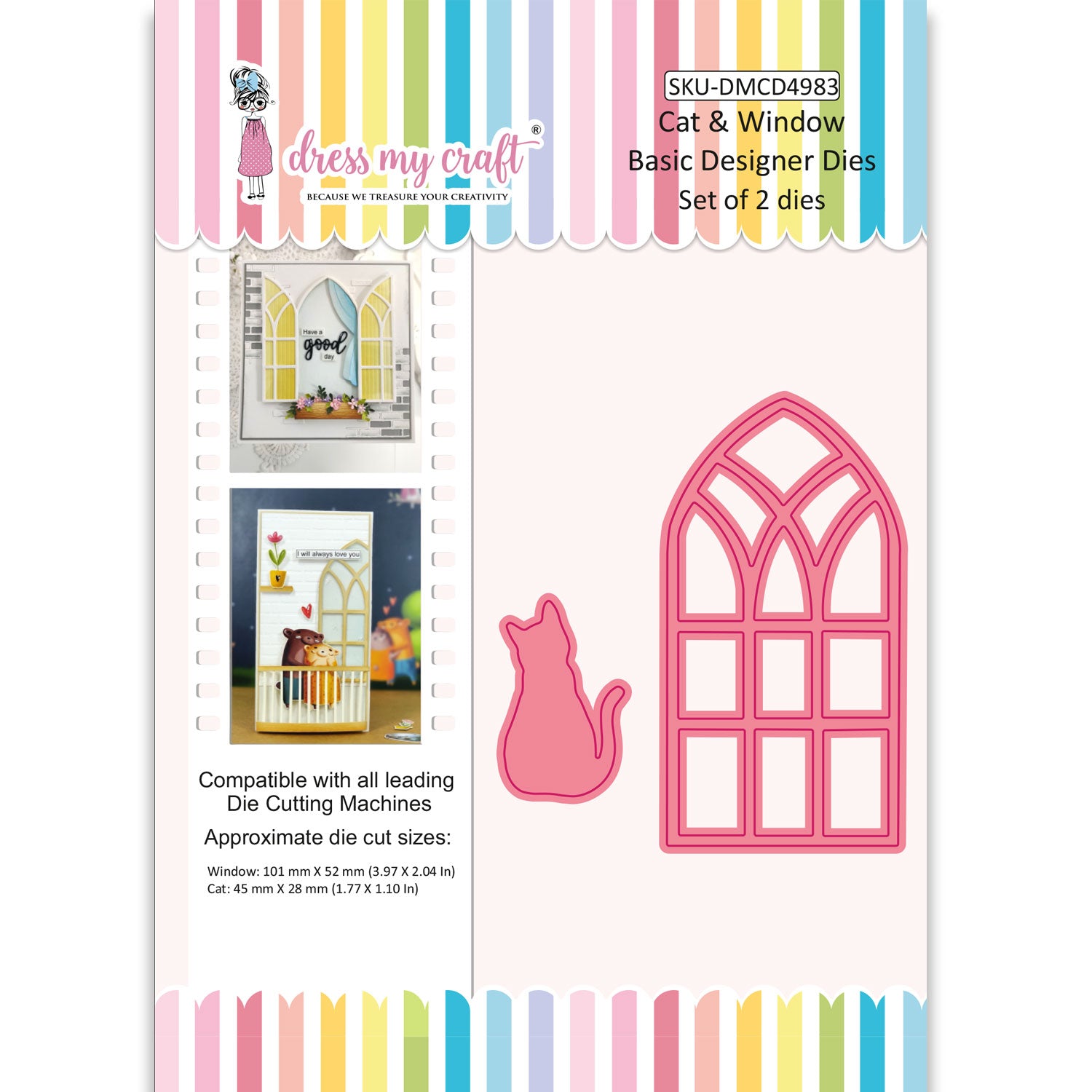 Cat & Window - Basic Designer Dies