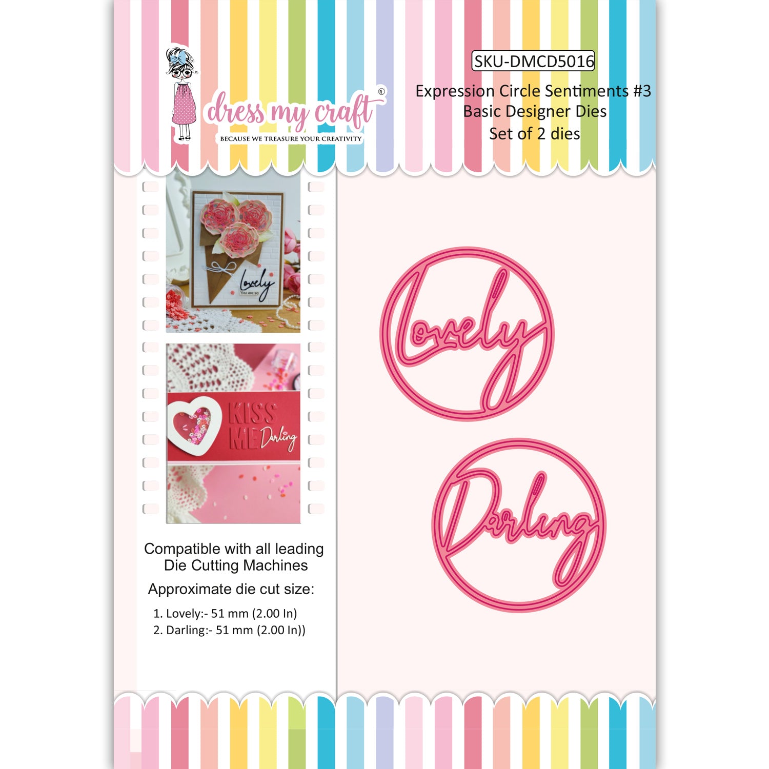 Expression Circle Sentiments #3 - Basic Designer Dies