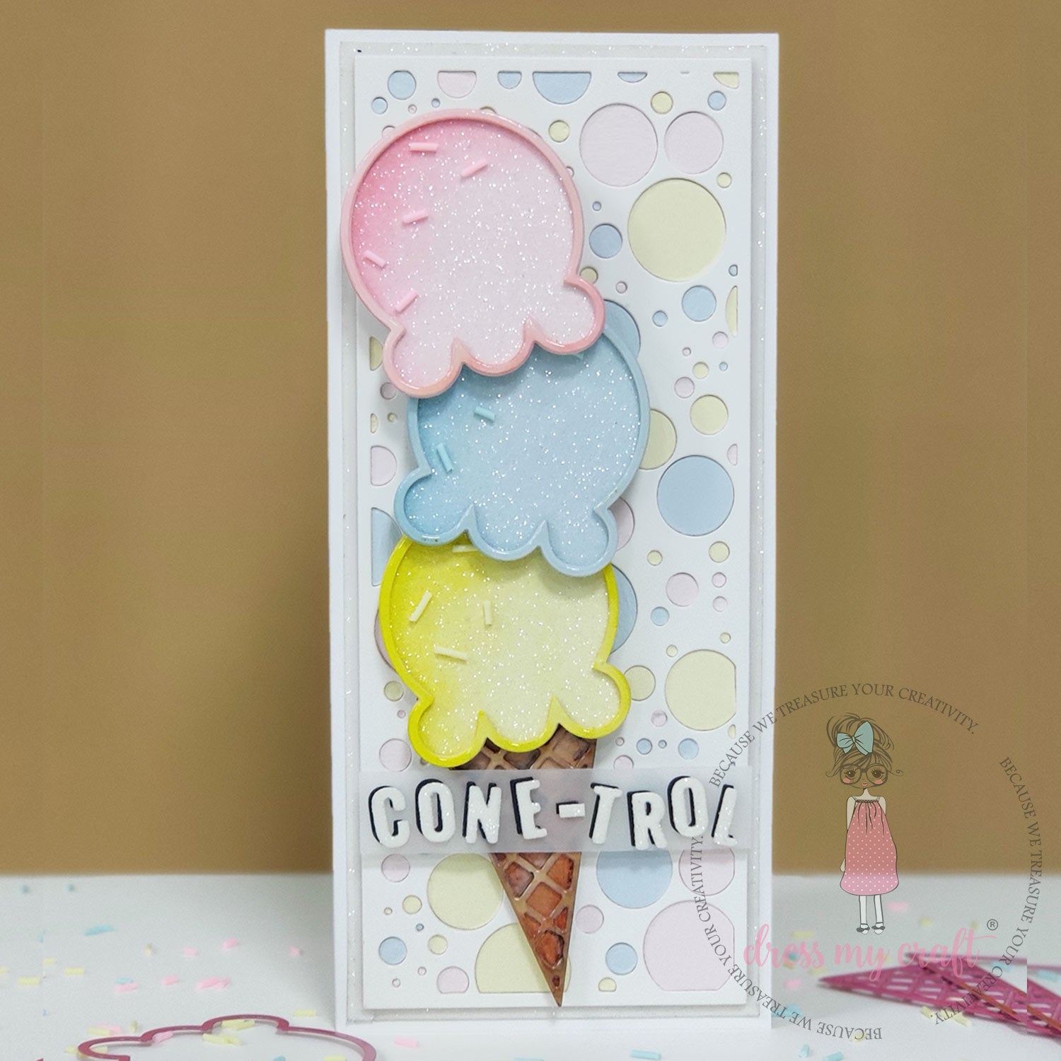 Ice Cream Cone - Shaker Die