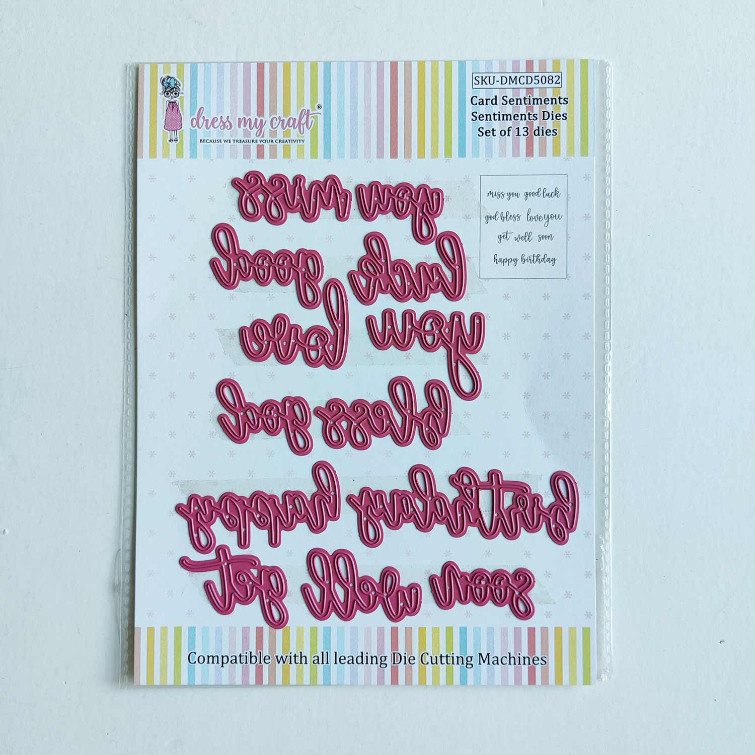 Card Sentiments - Sentiment Dies