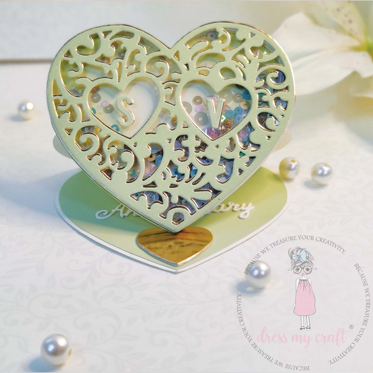 Ornamental Heart Frame - Basic Designer Dies