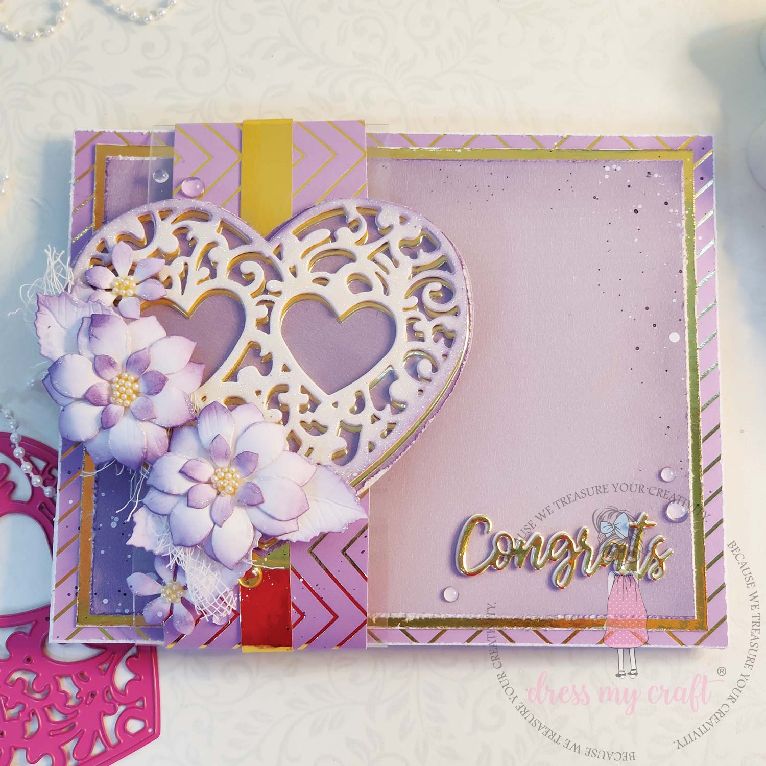 Ornamental Heart Frame - Basic Designer Dies