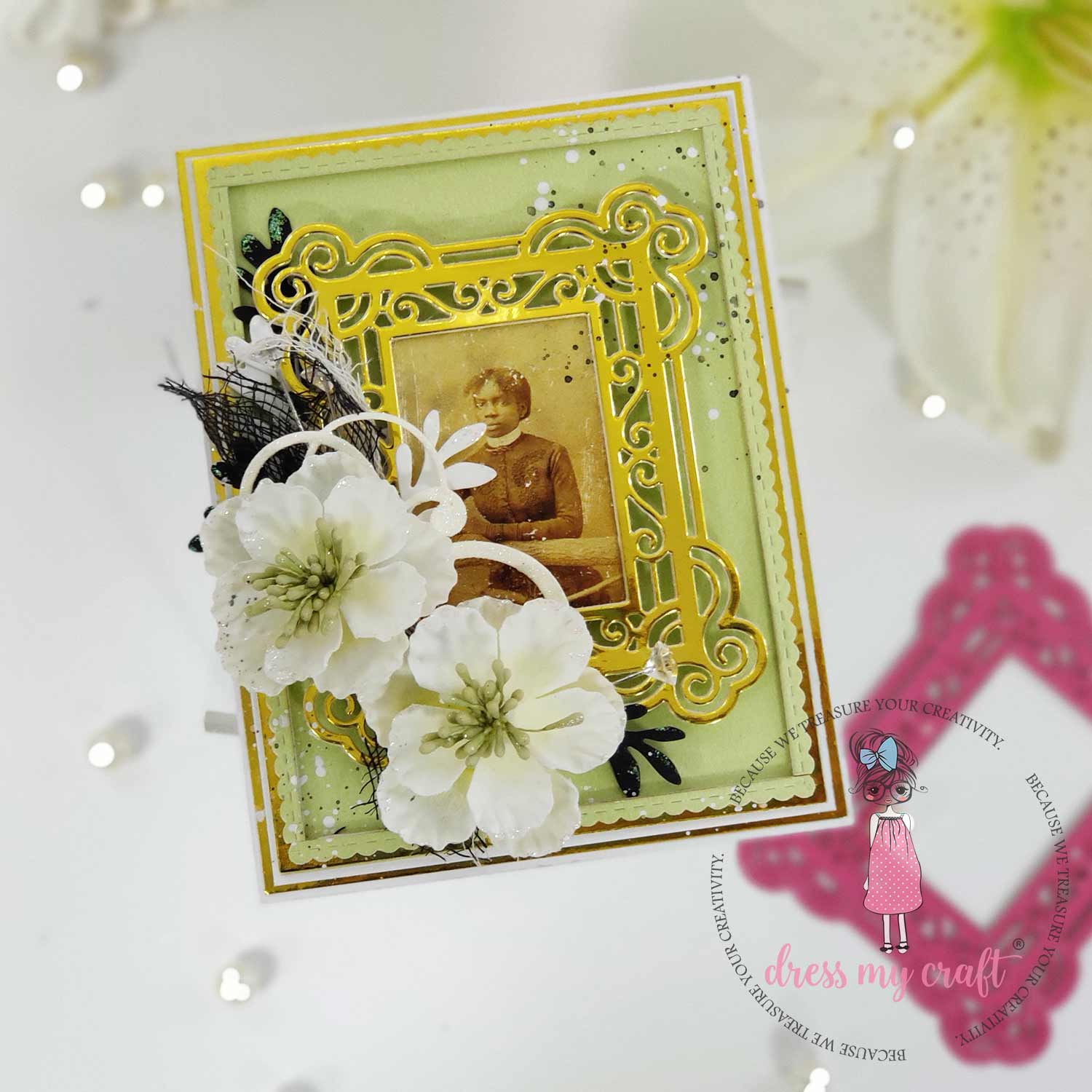 Ornamental Rectangle Frame - Basic Designer Dies