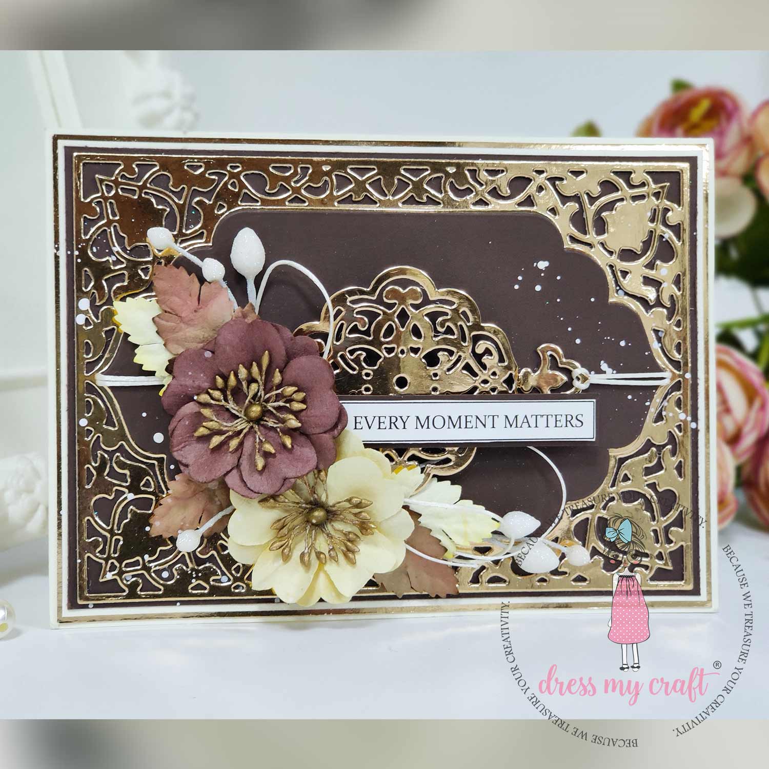 Decorative Panel With Lace - Basic Designer Dies