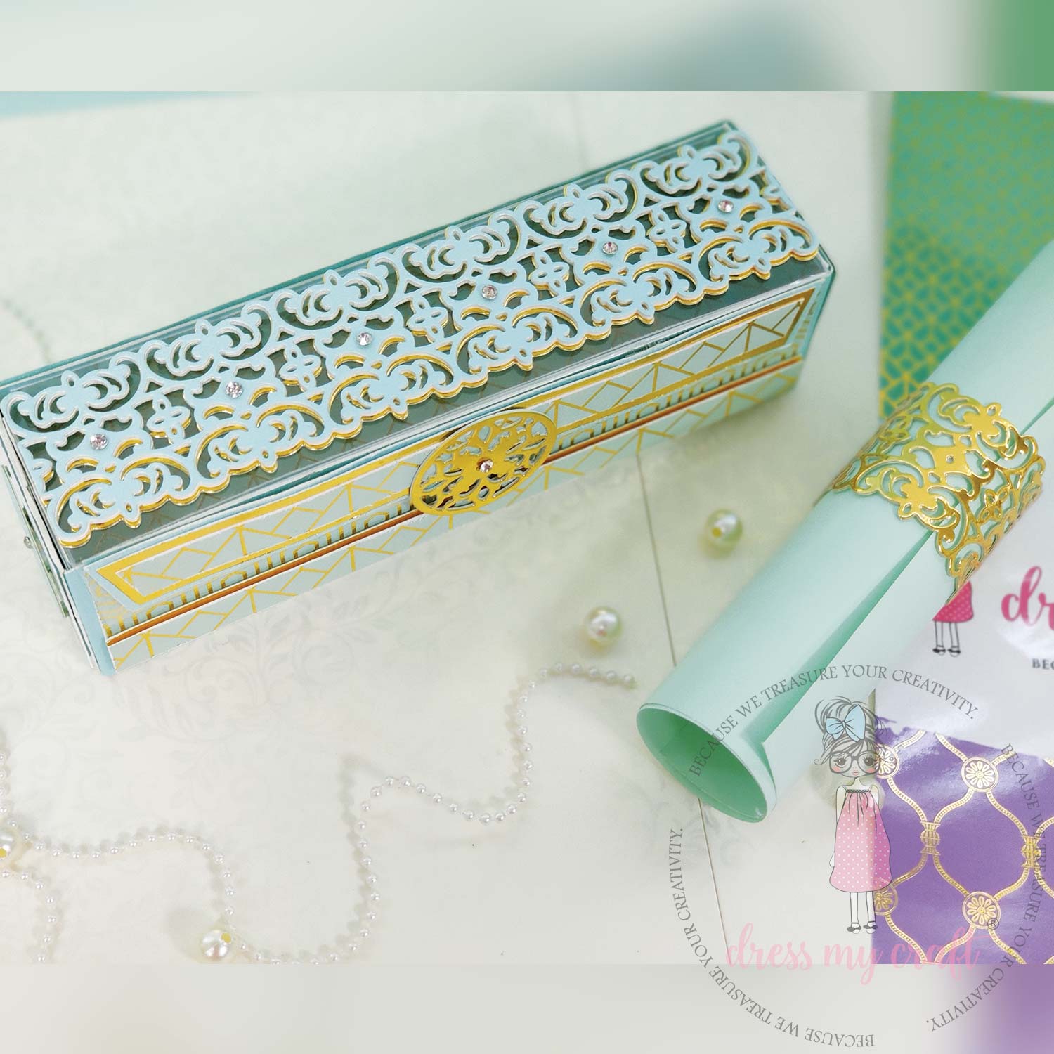 Ornamental Lace - Border Die