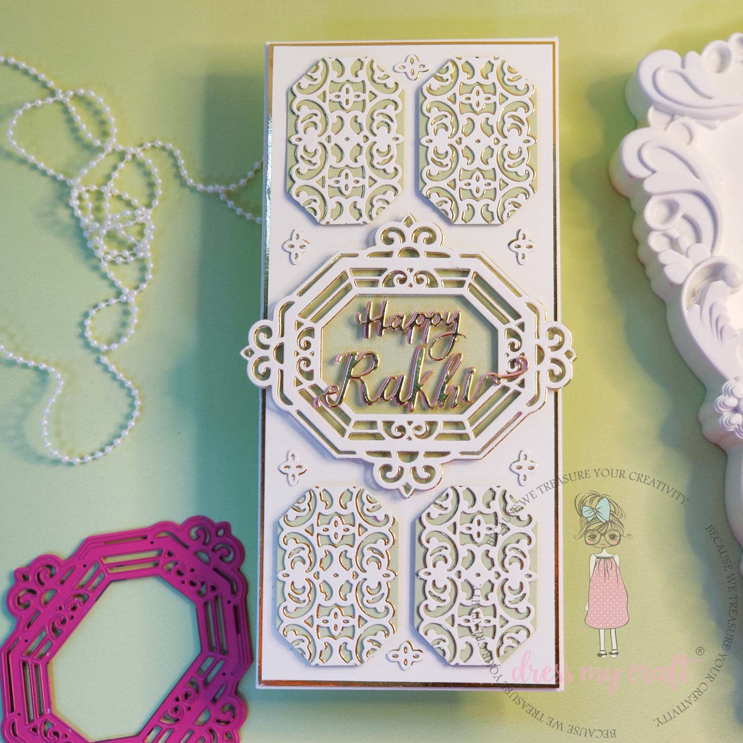 Ornamental Lace - Border Die