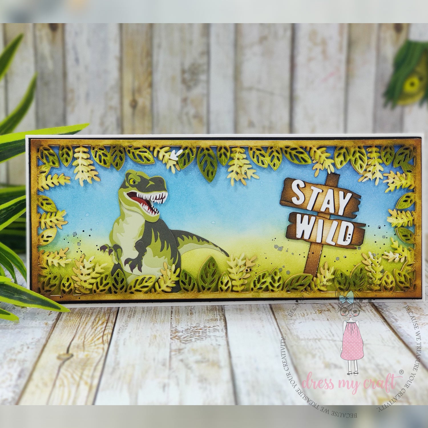 Leafy Border Slimline Die