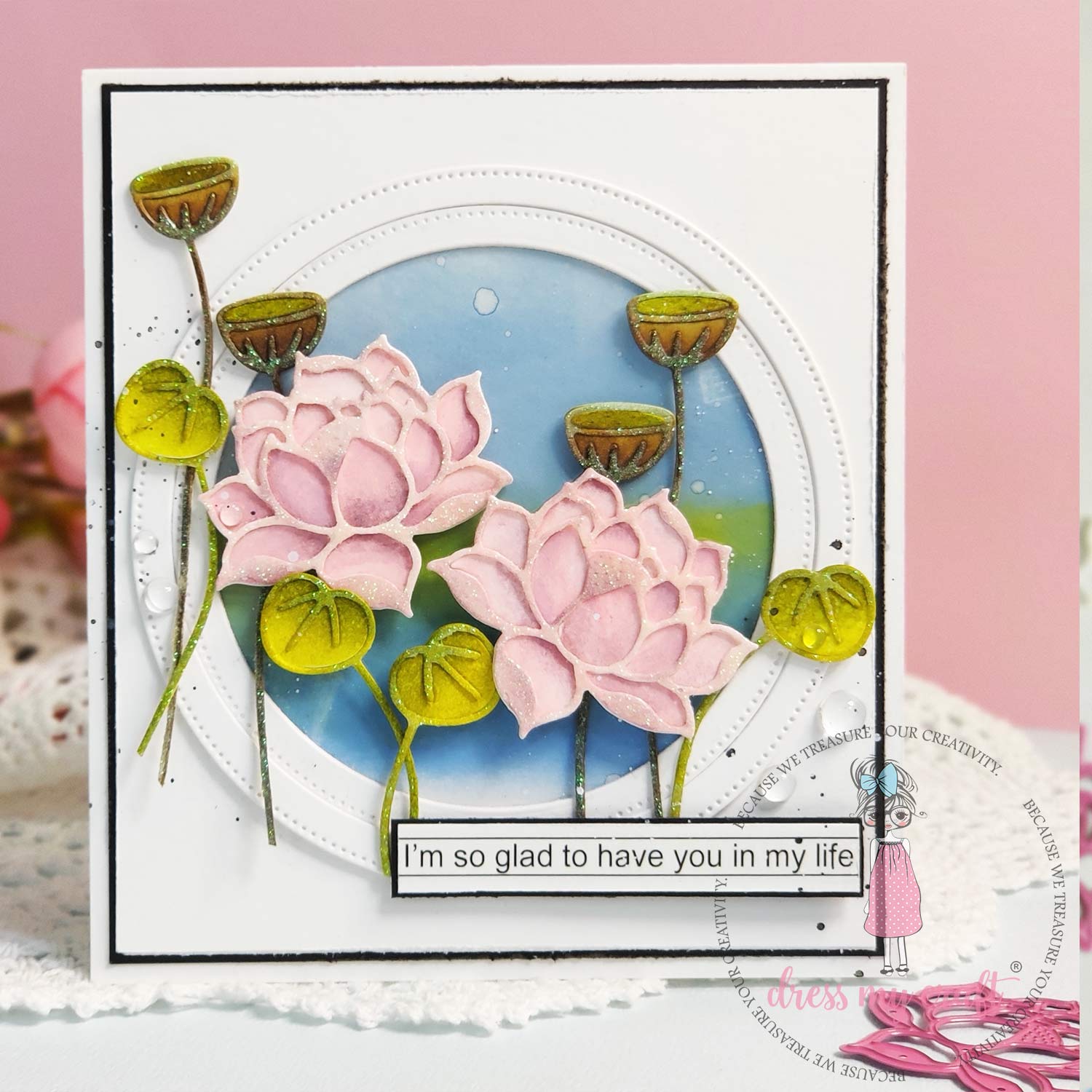 Lotus Flower & Buds - Basic Designer Dies