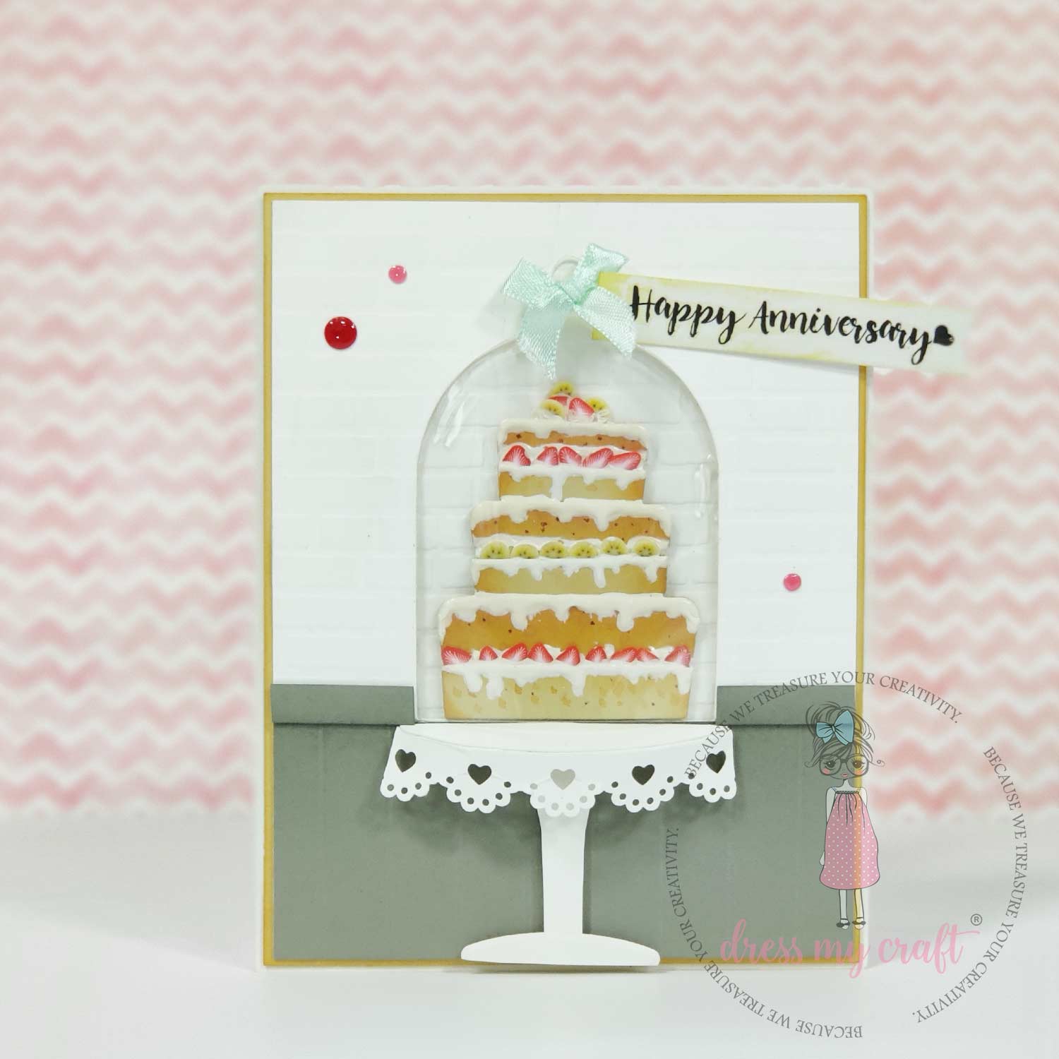 Cake With Stand - Shaker Die