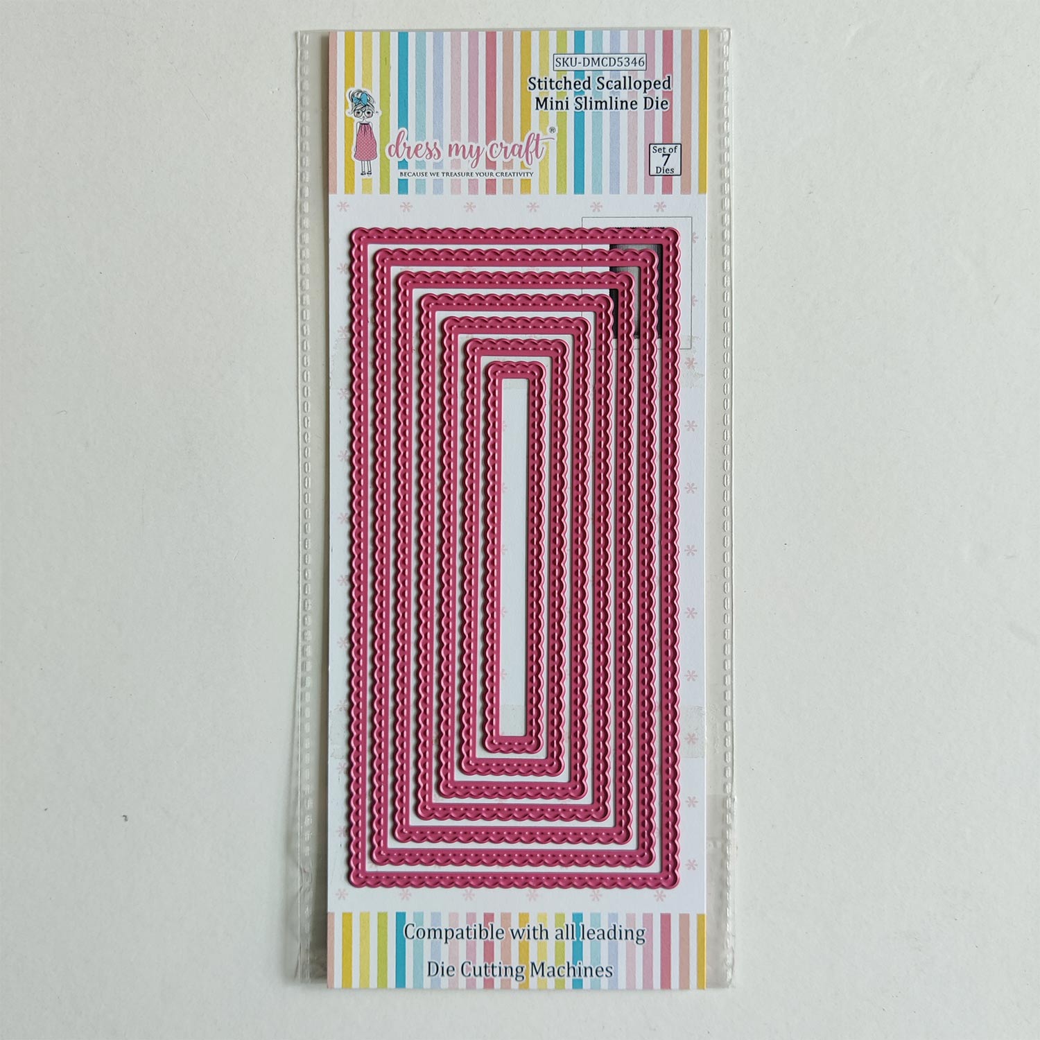 Stitched Scalloped Mini Slimline Die