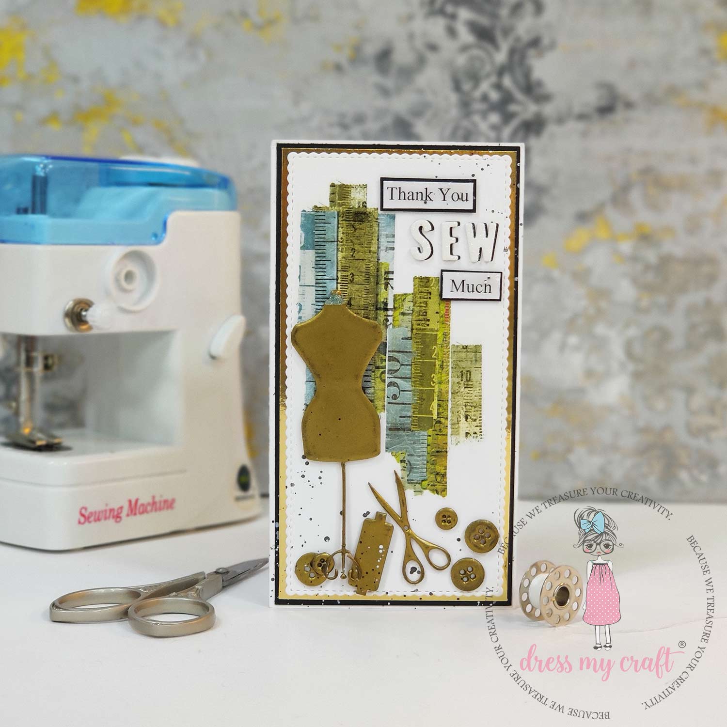 Stitched Scalloped Mini Slimline Die