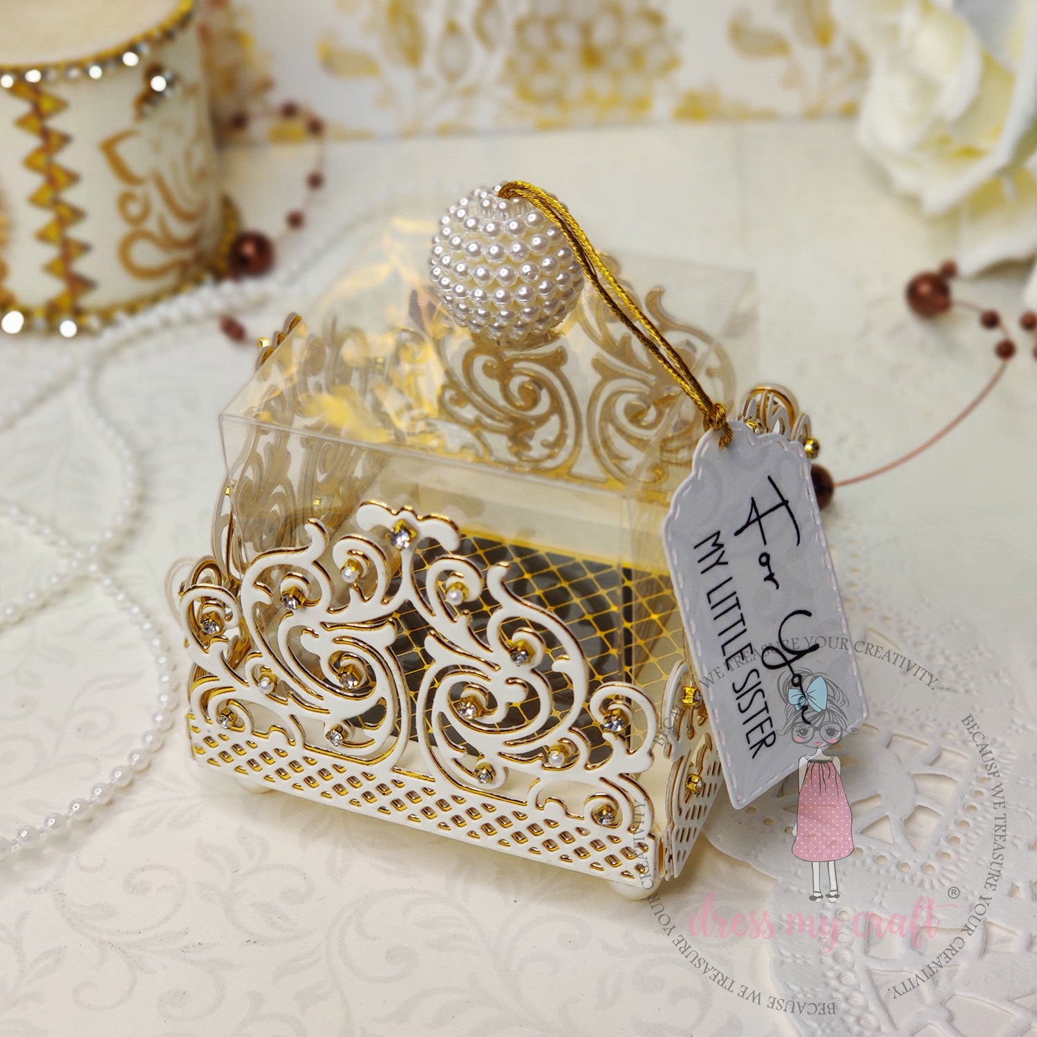 Elegant Lace Border - Border Die