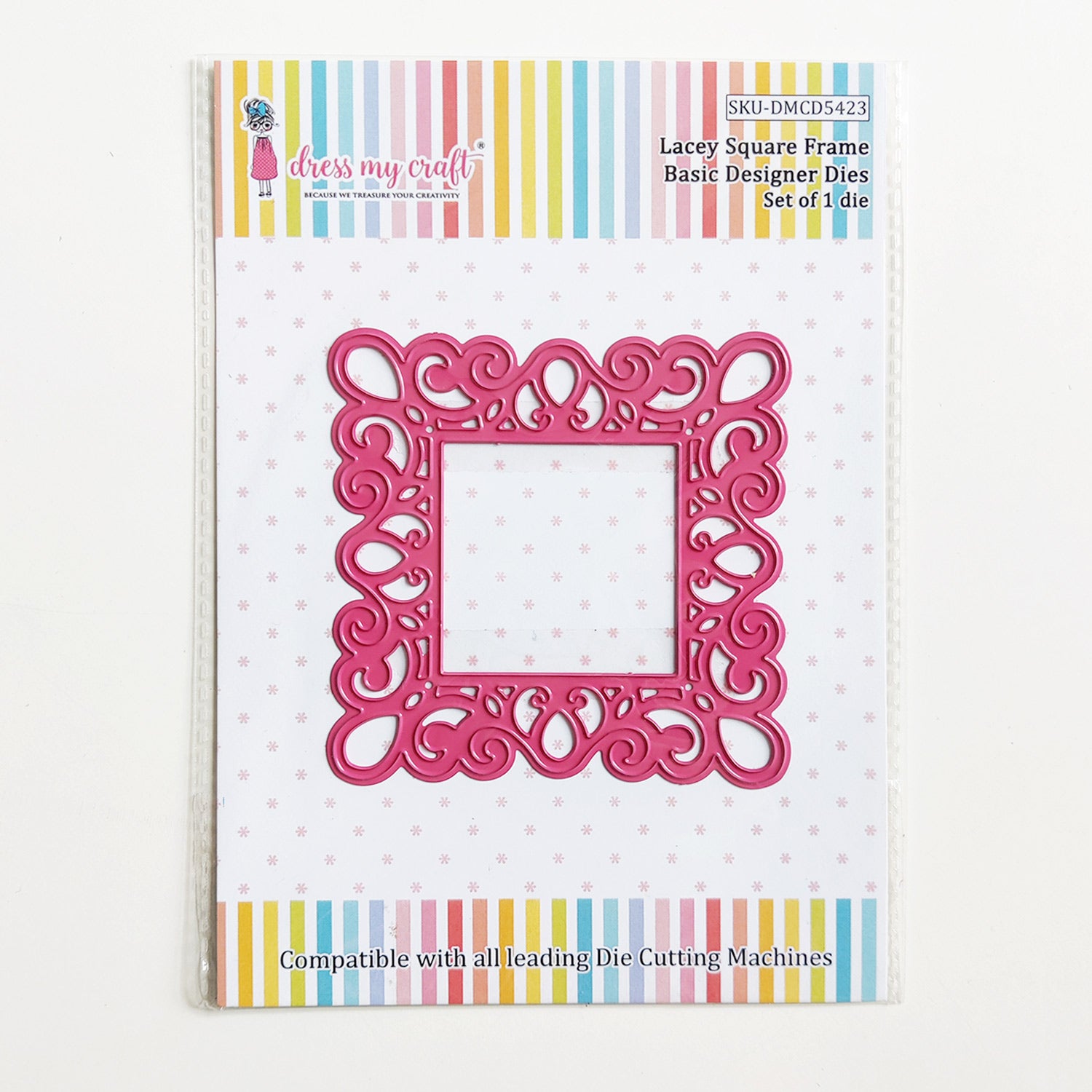 Lacey Square Frame - Basic Designer Dies