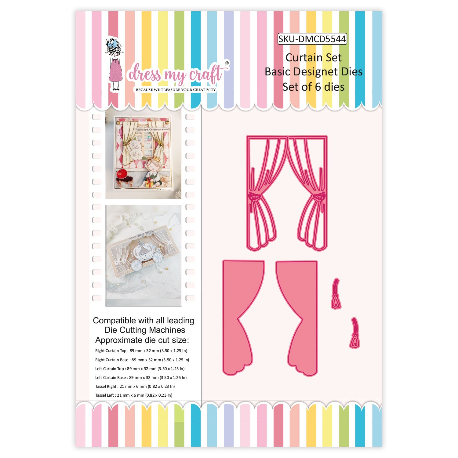 Curtain Set - Basic Designer Dies