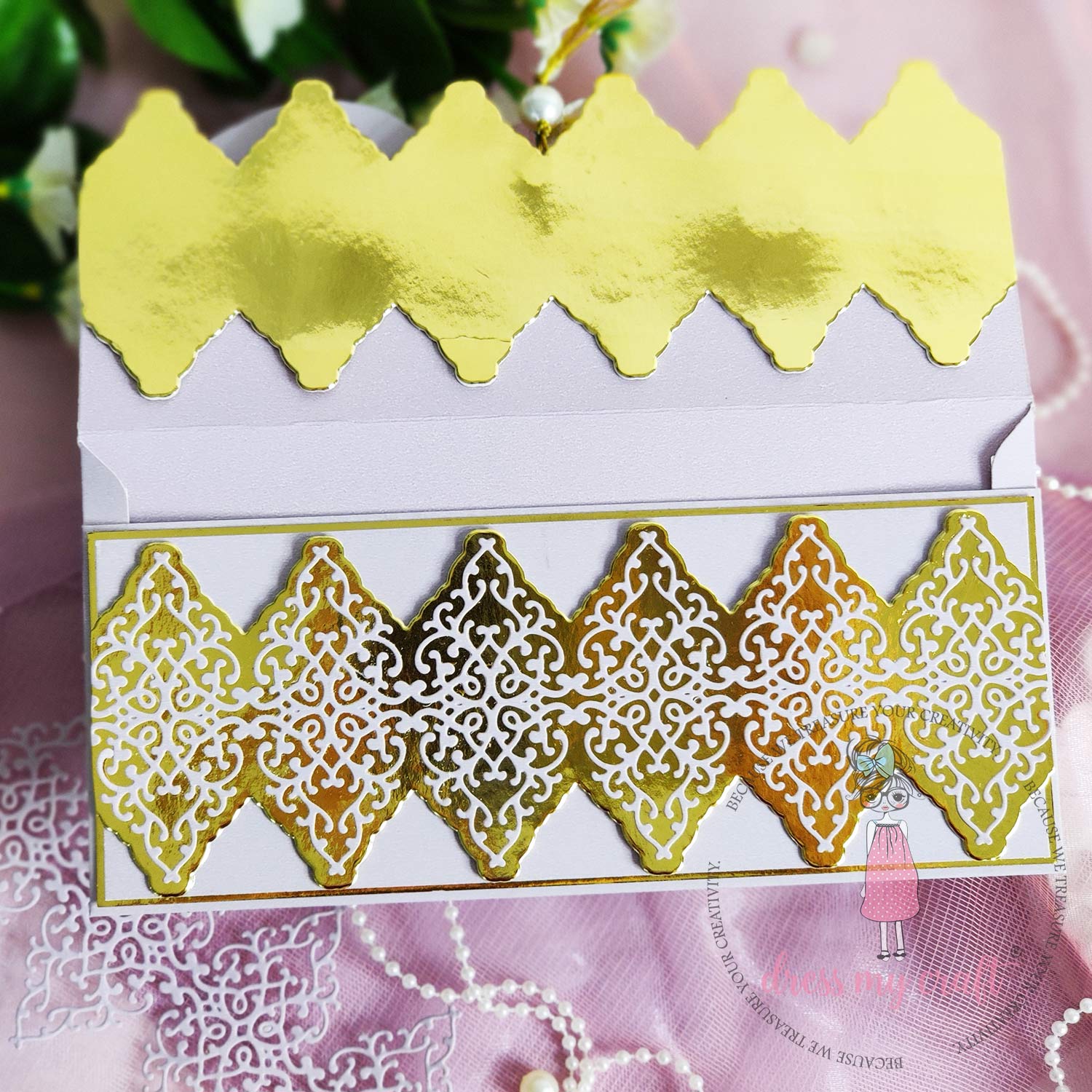 Long Damask Border - Border Die