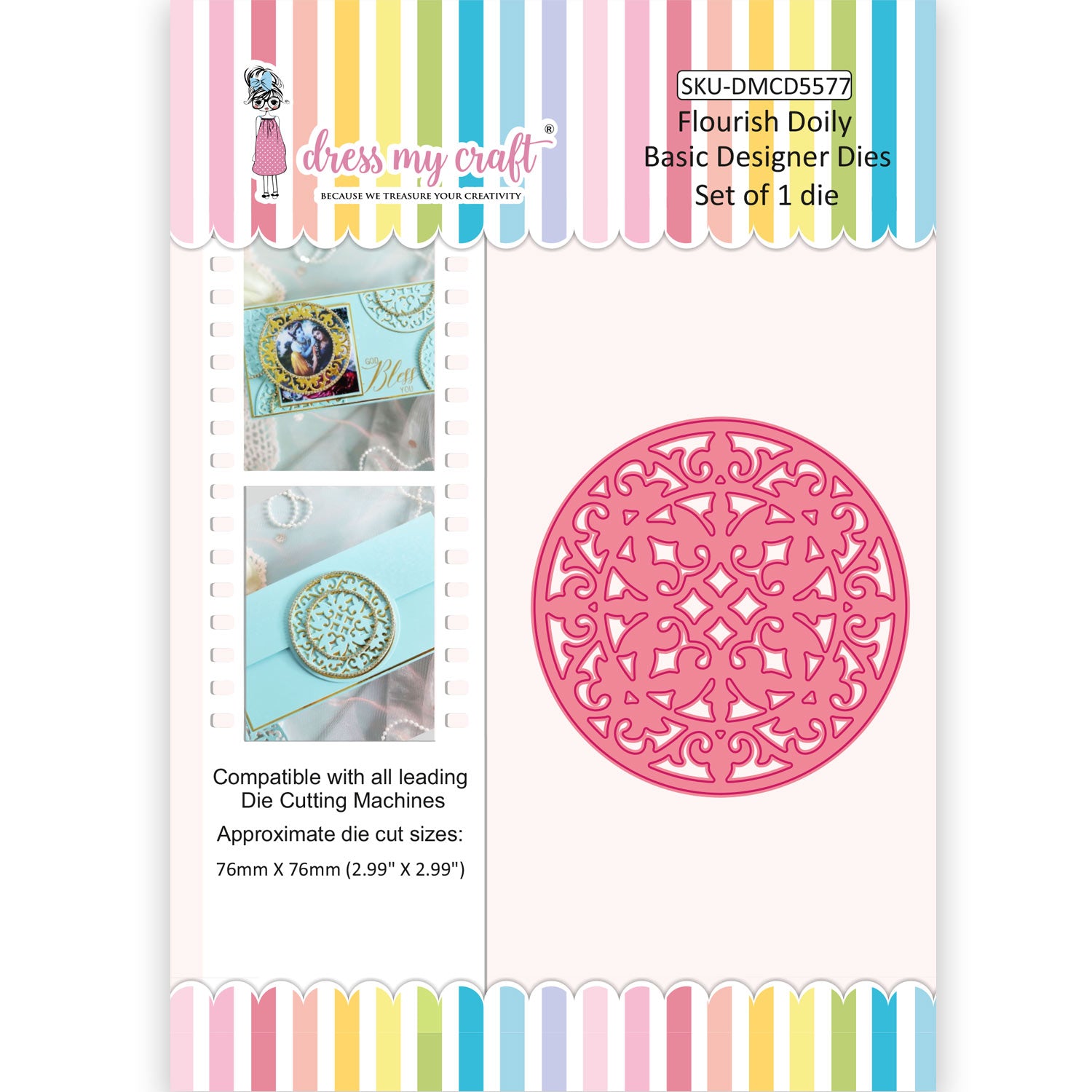 Flourish Doily - Basic Designer Dies