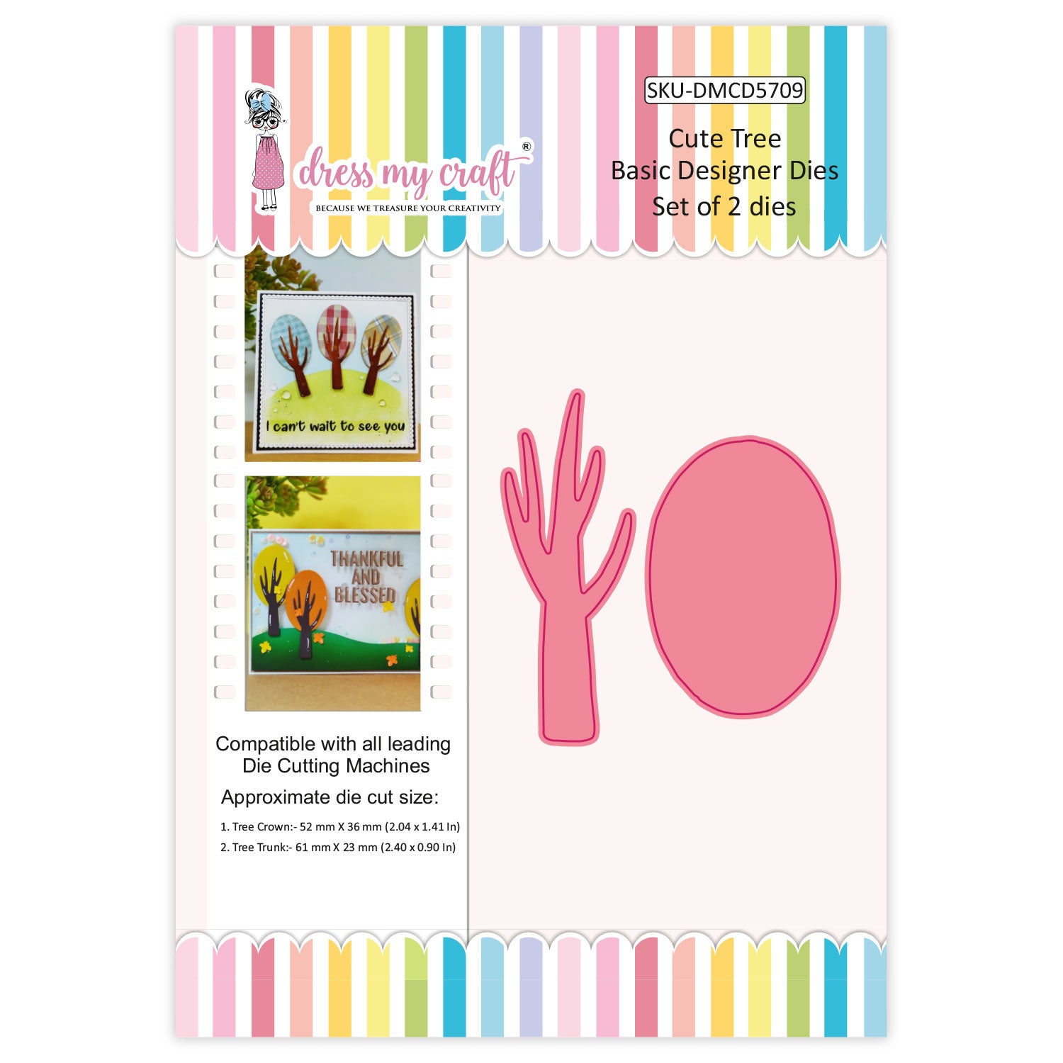 Cute Tree - Basic Designer Dies