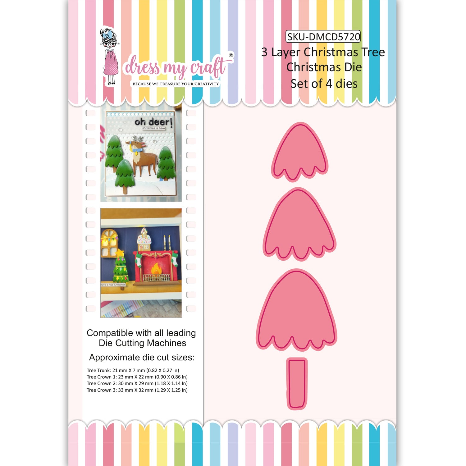 3 Layer Christmas Tree - Christmas Die