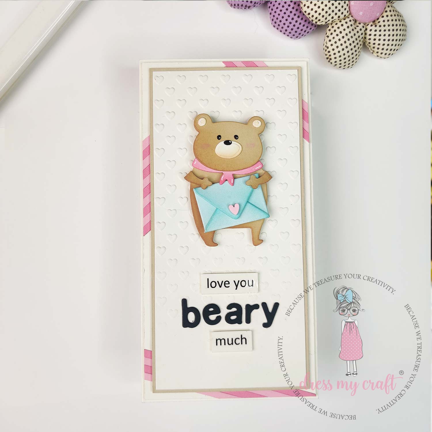 Cute Teddy Bear - Basic Designer Dies