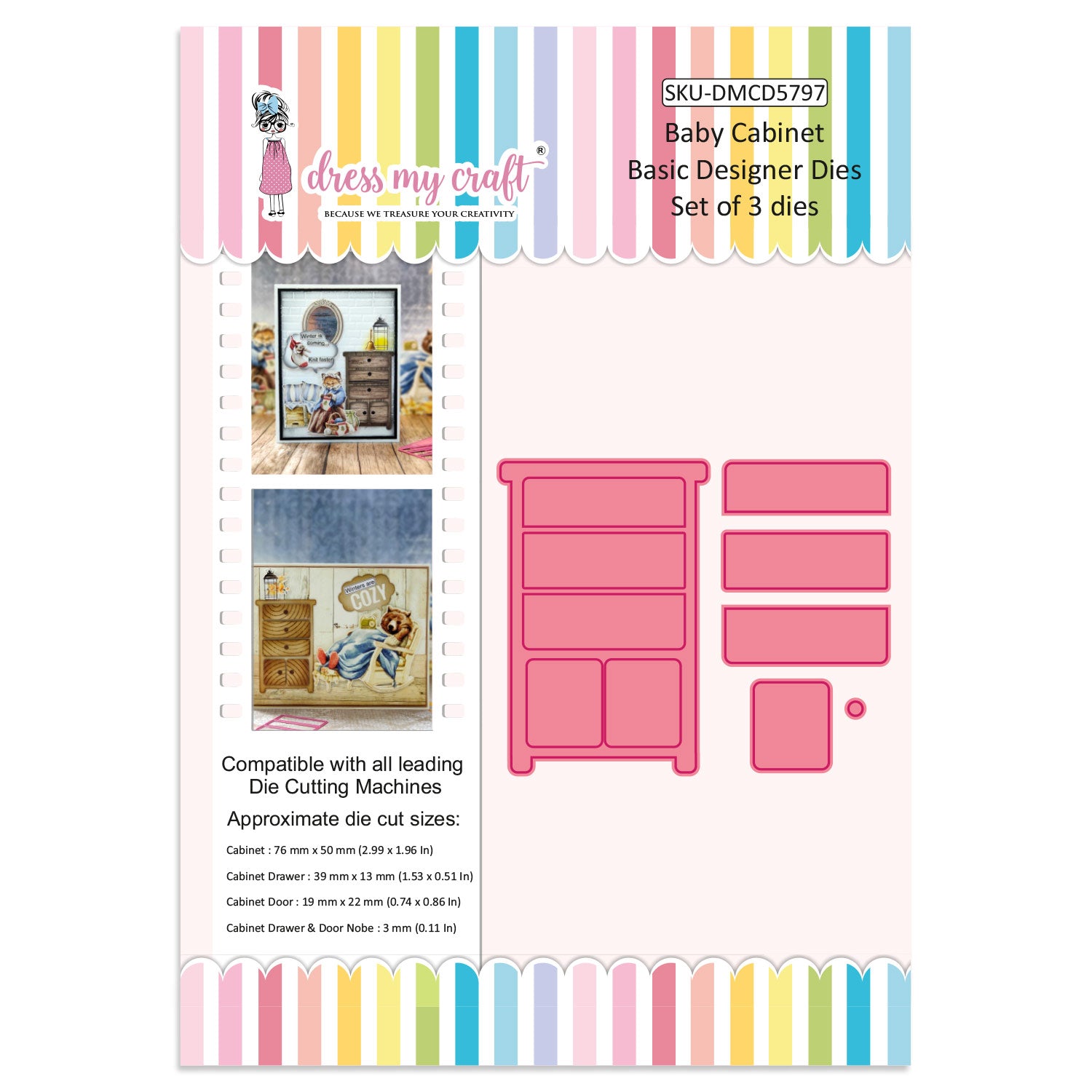 Baby Cabinet - Basic Designer Dies