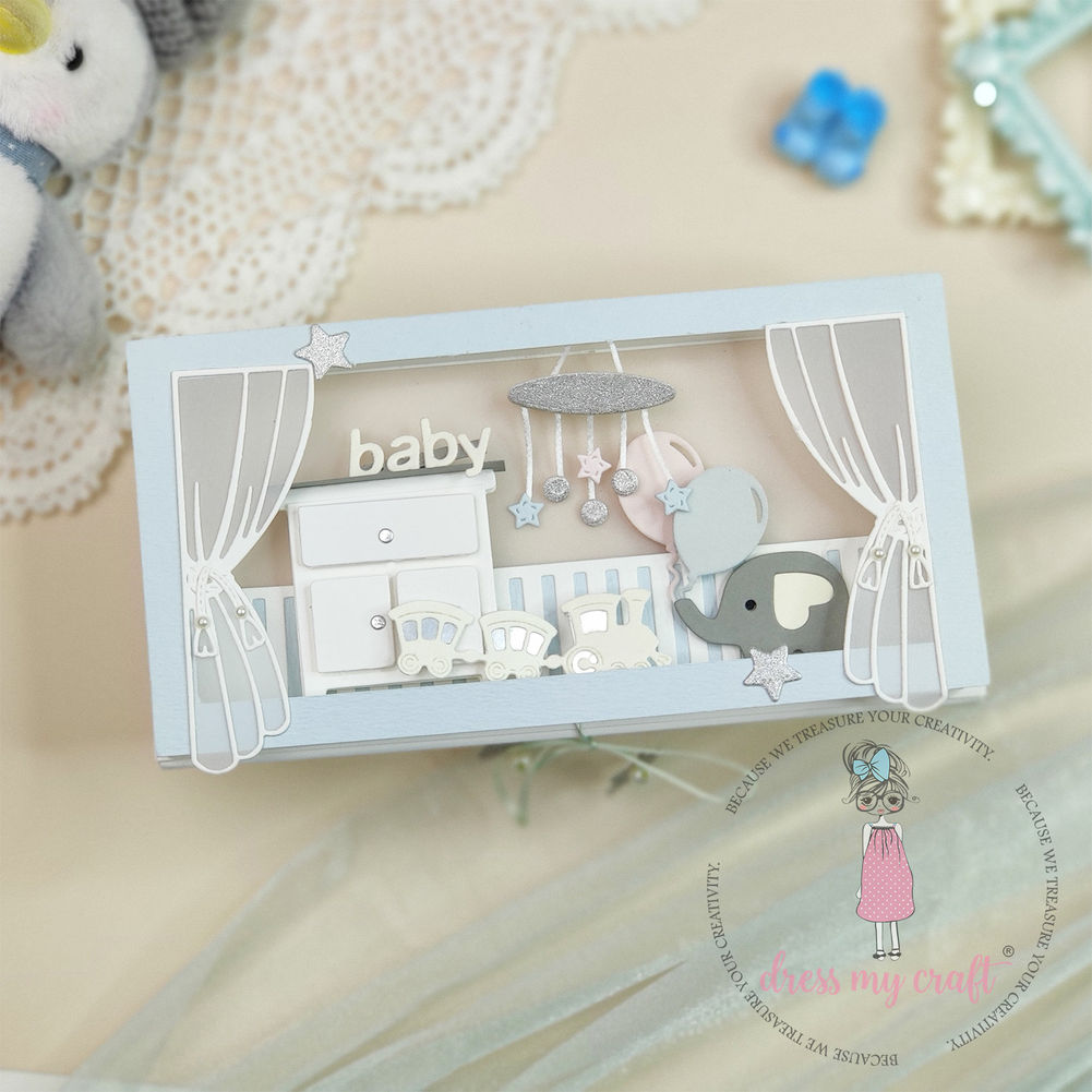 Baby Cot - Basic Designer Dies