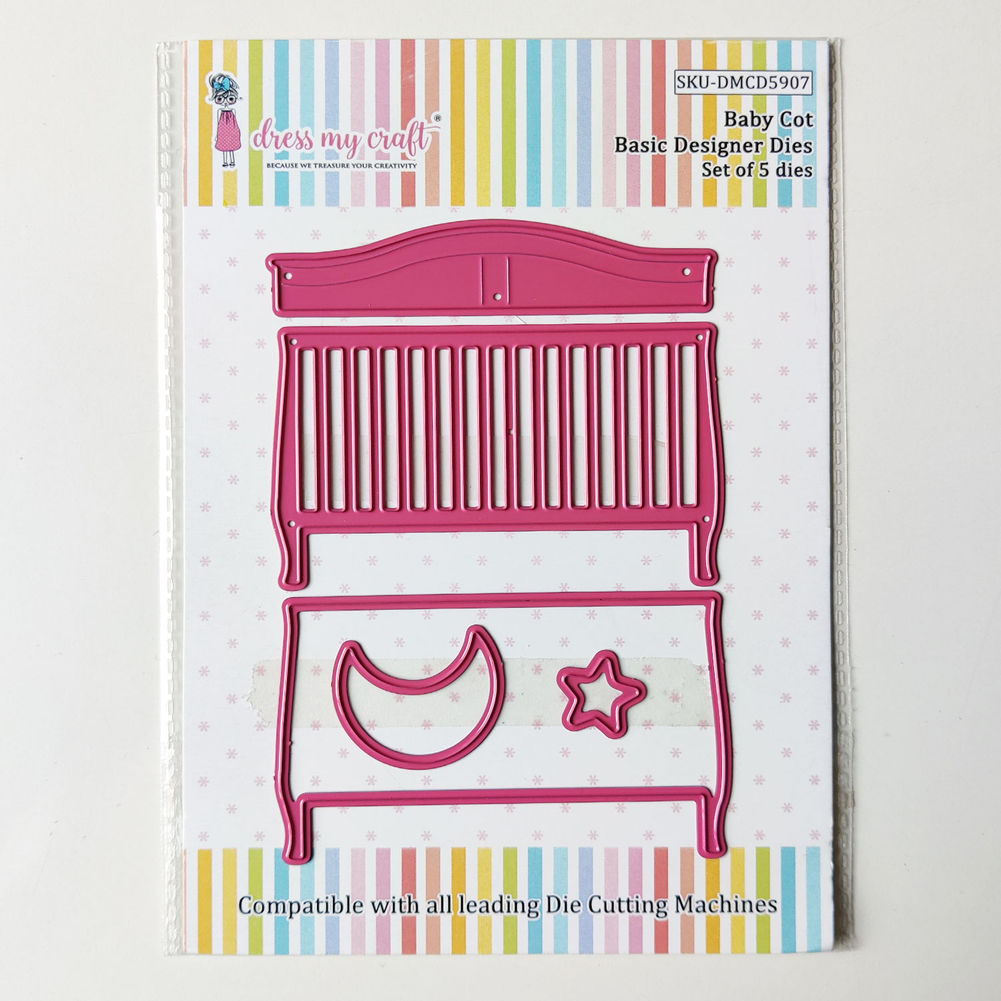 Baby Cot - Basic Designer Dies