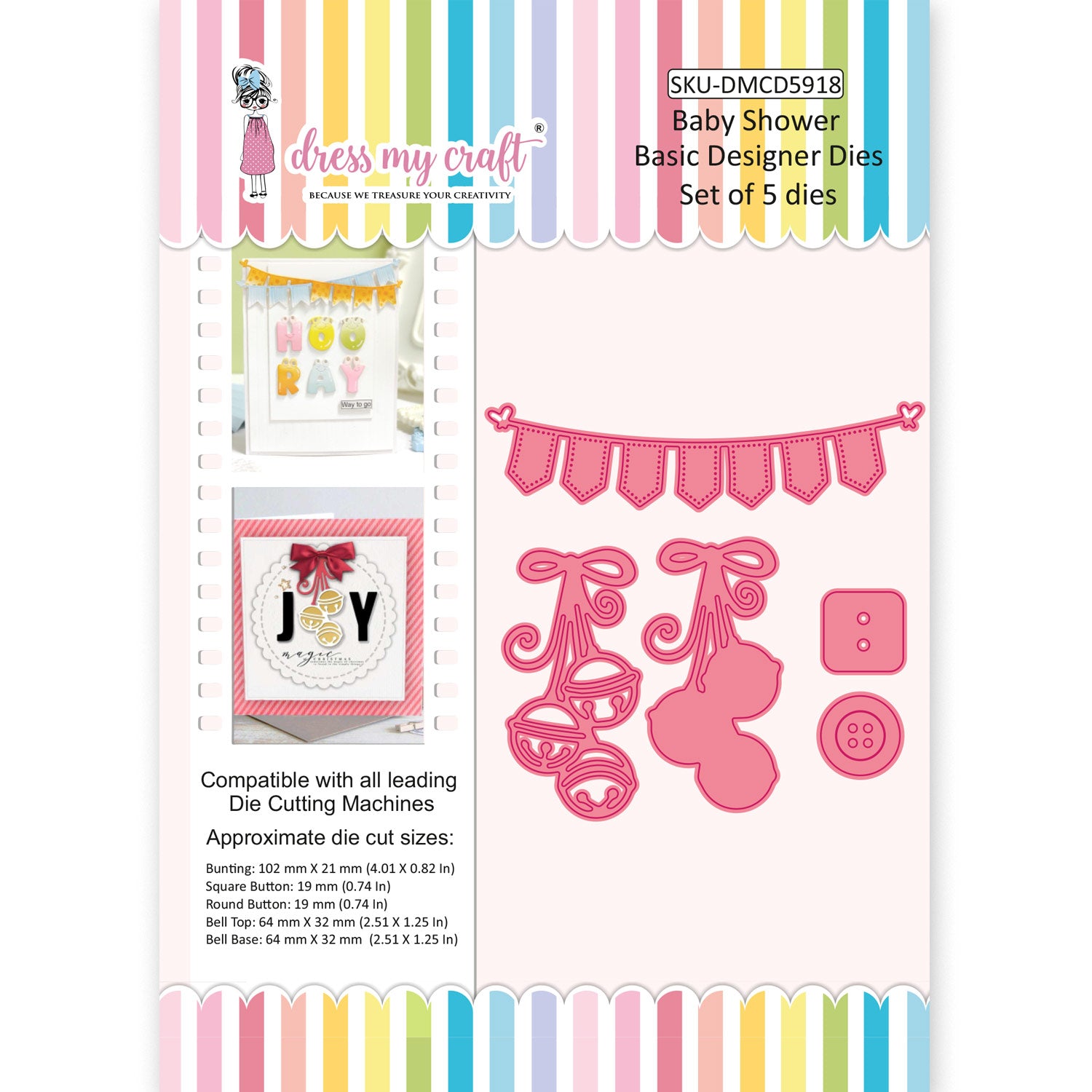 Baby Shower - Basic Designer Dies