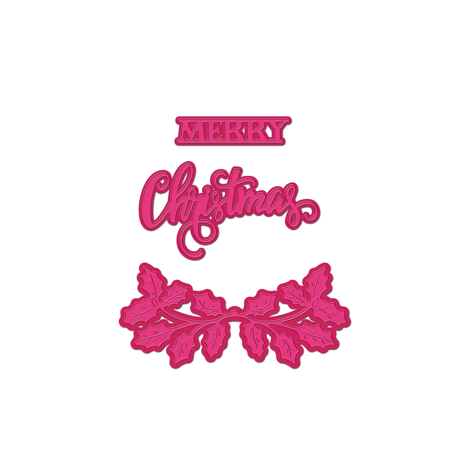 Christmas With Leaves - Basic Designer Dies