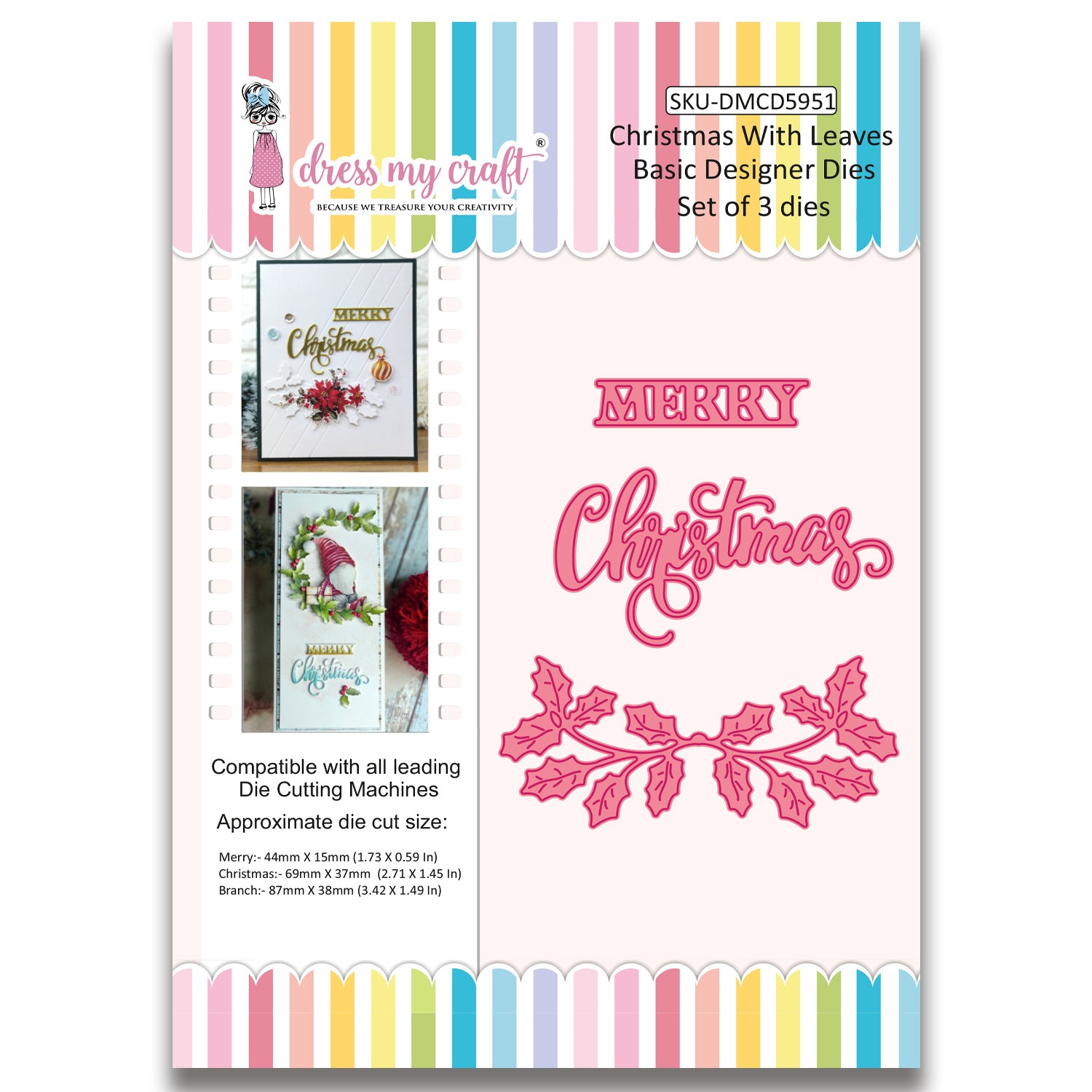 Christmas With Leaves - Basic Designer Dies