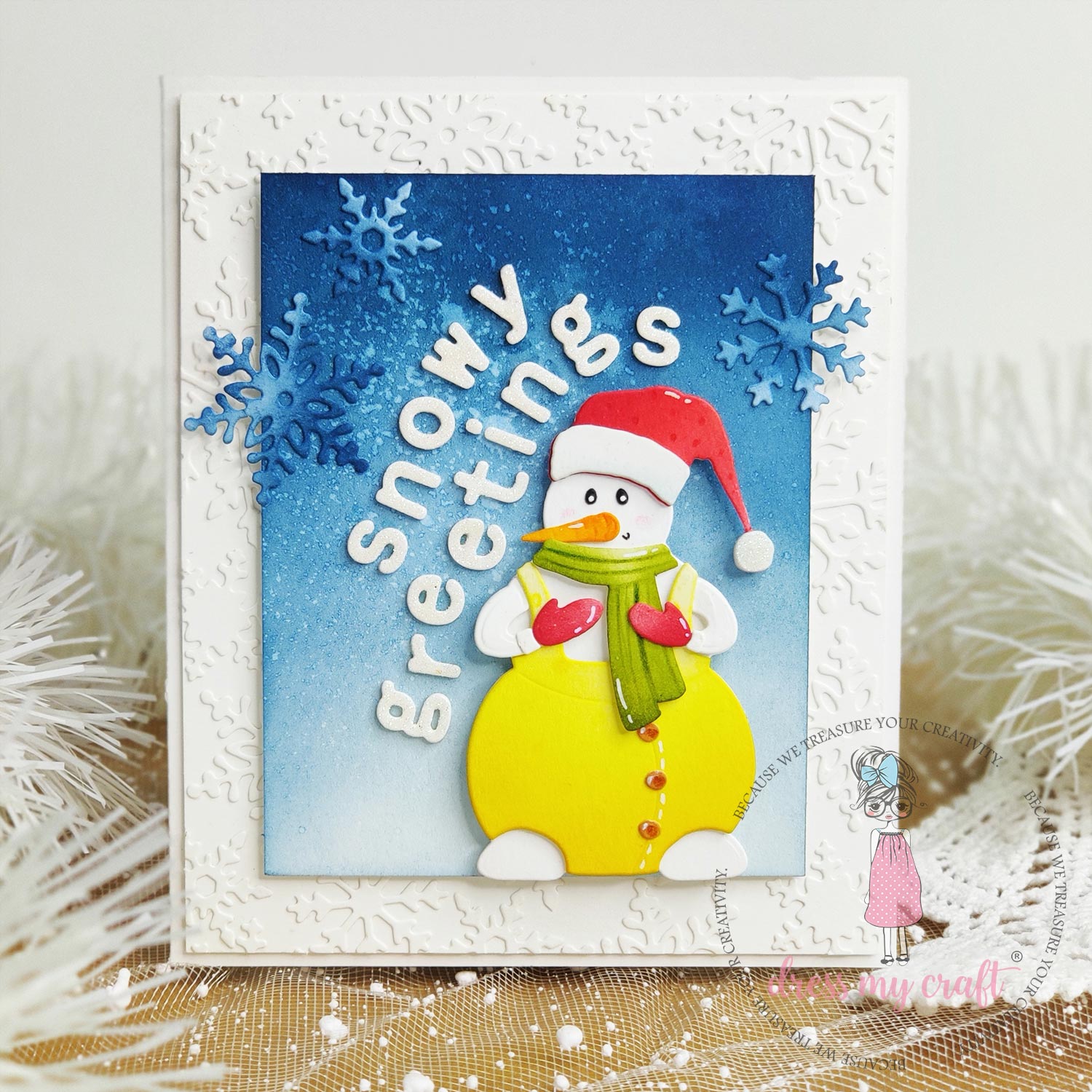 Array Of Snowflakes - Basic Designer Dies