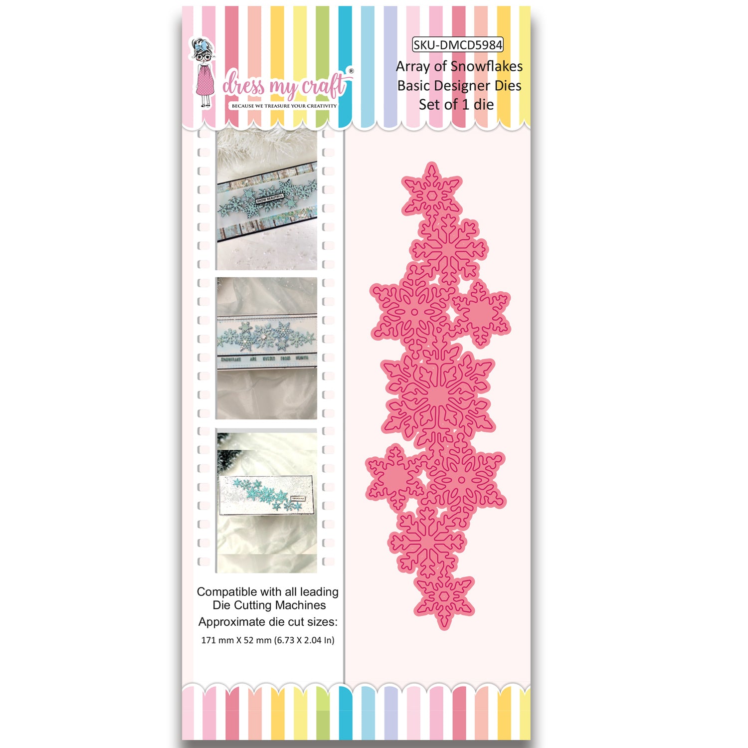 Array Of Snowflakes - Basic Designer Dies