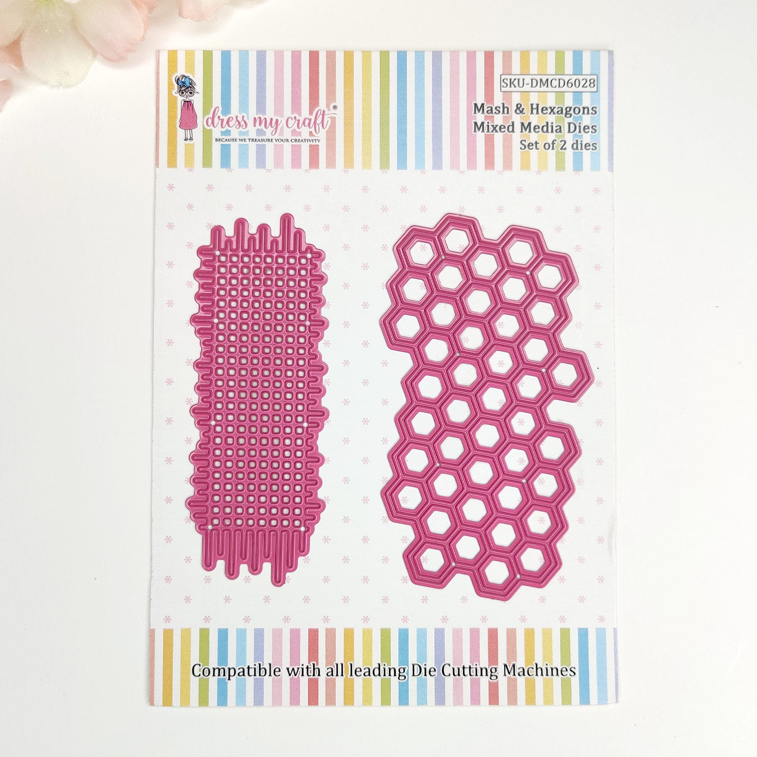 Mash & Hexagons - Mixed Media Die