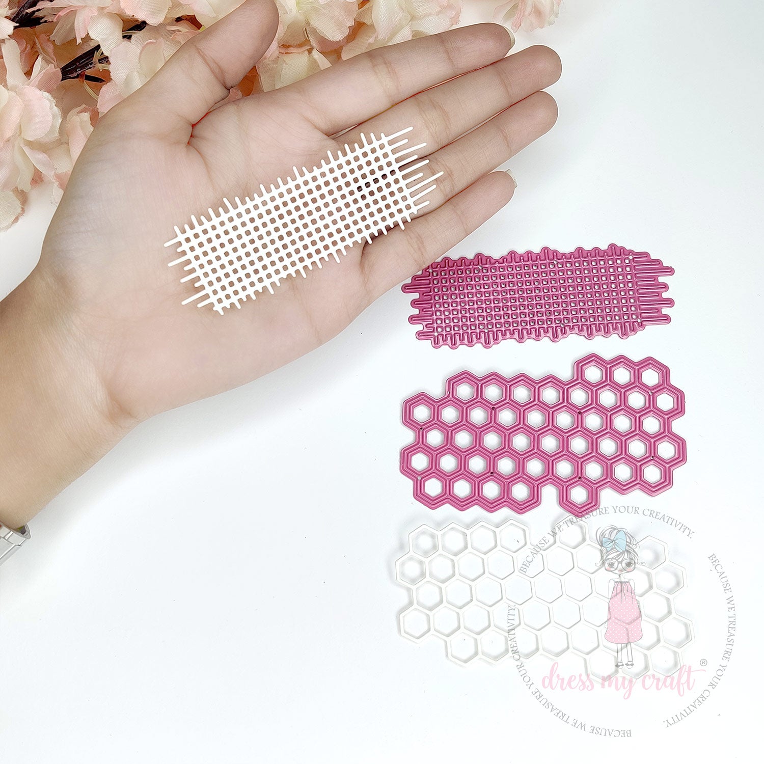 Mash & Hexagons - Mixed Media Die