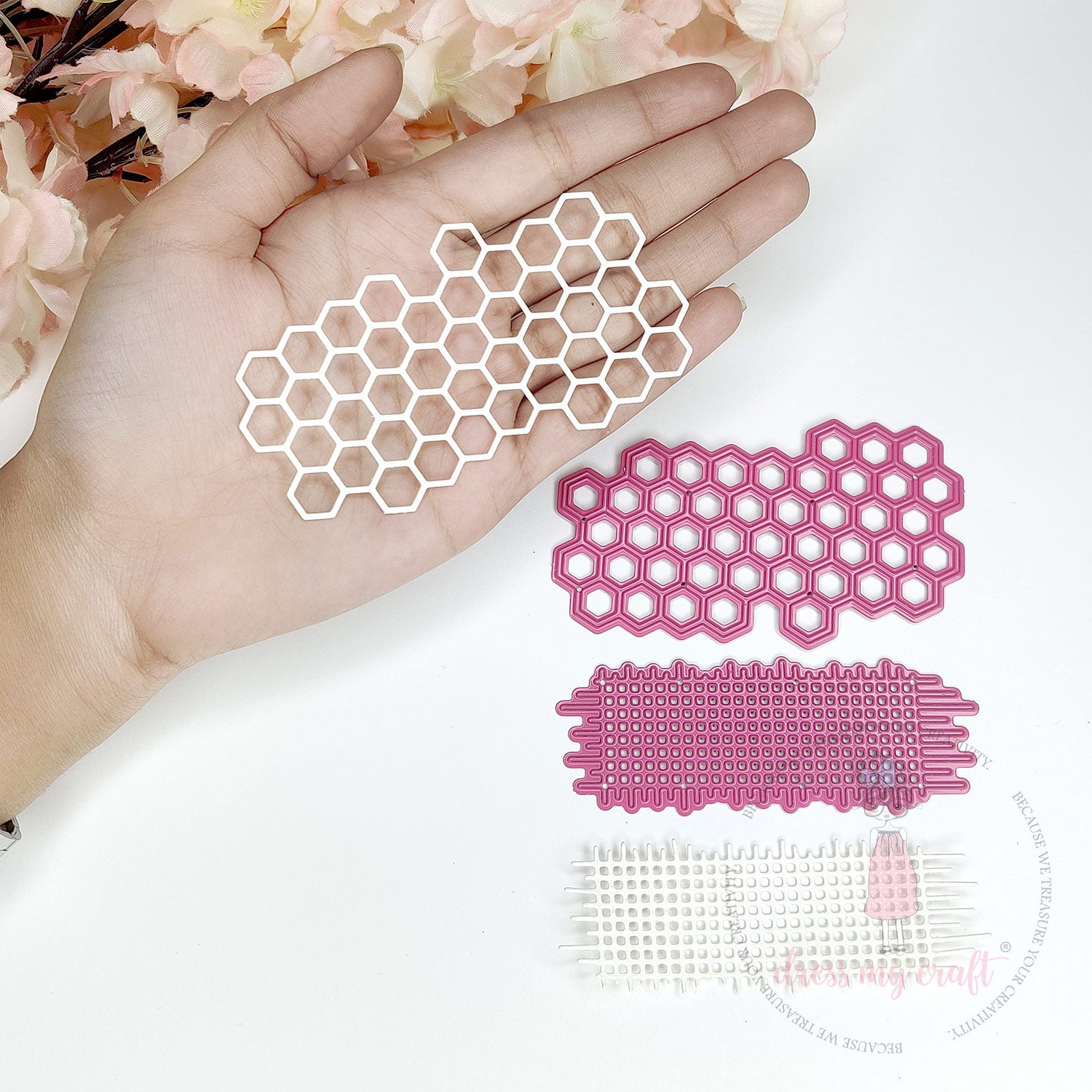 Mash & Hexagons - Mixed Media Die