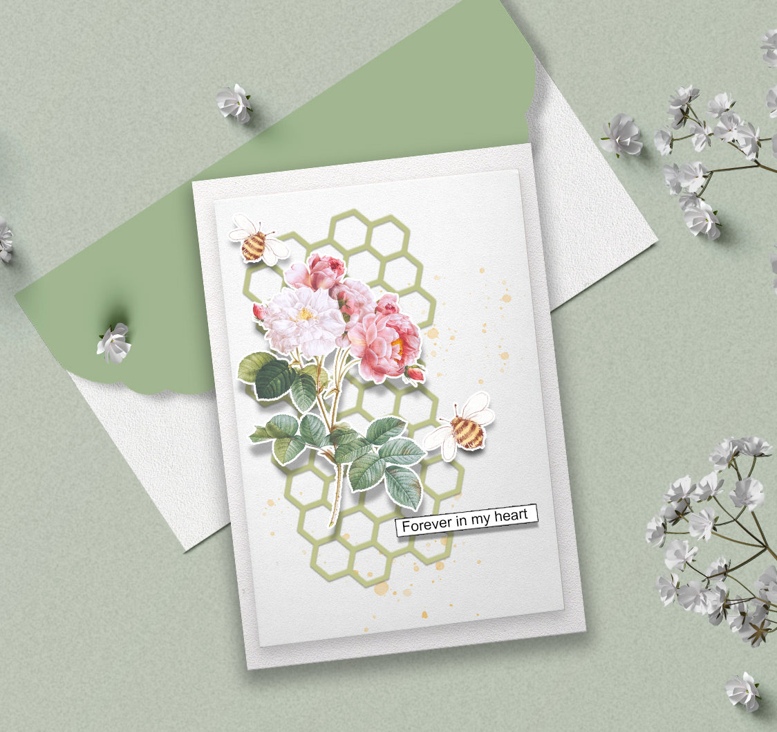 Mash & Hexagons - Mixed Media Die