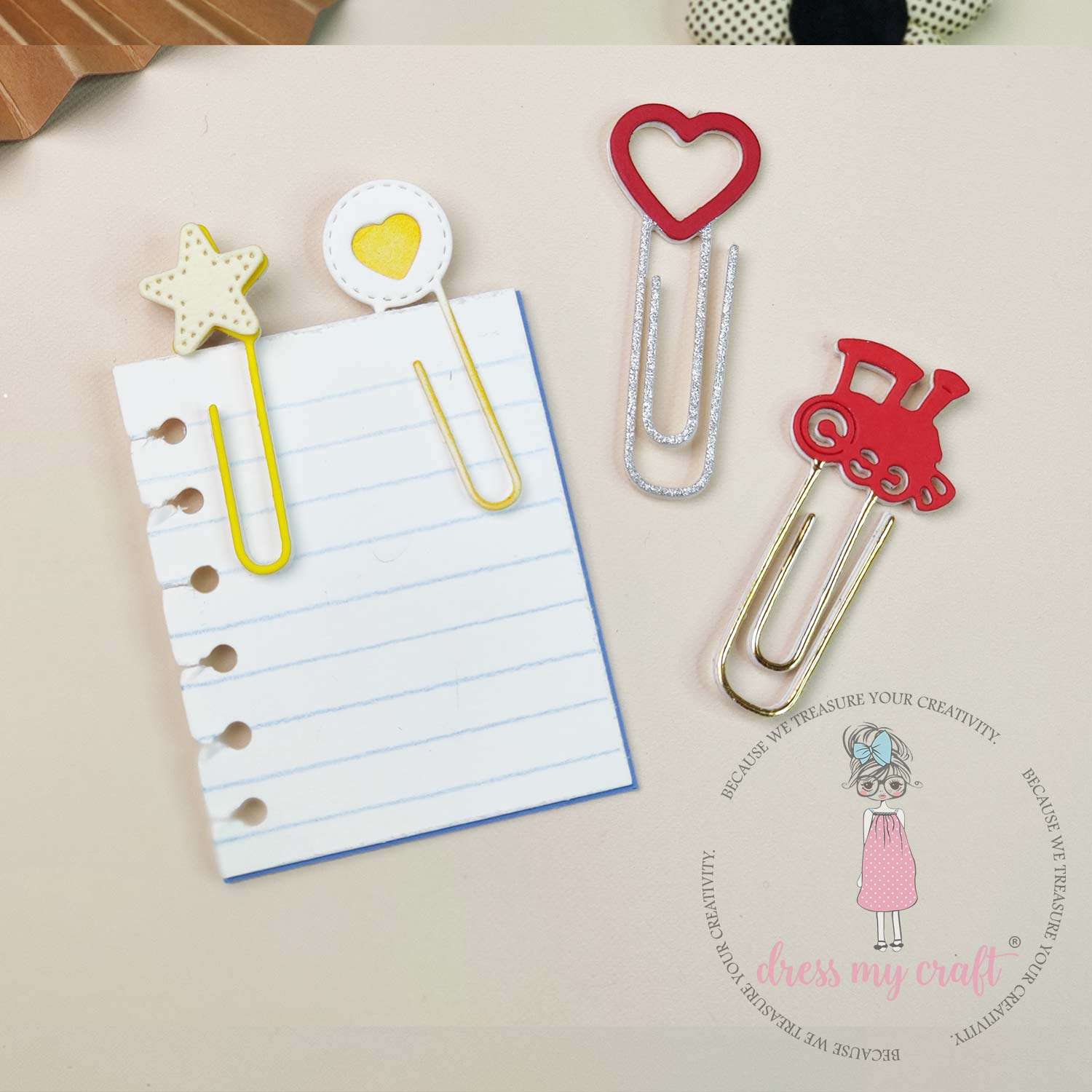 Cute Paper Clips - Basic Designer Dies