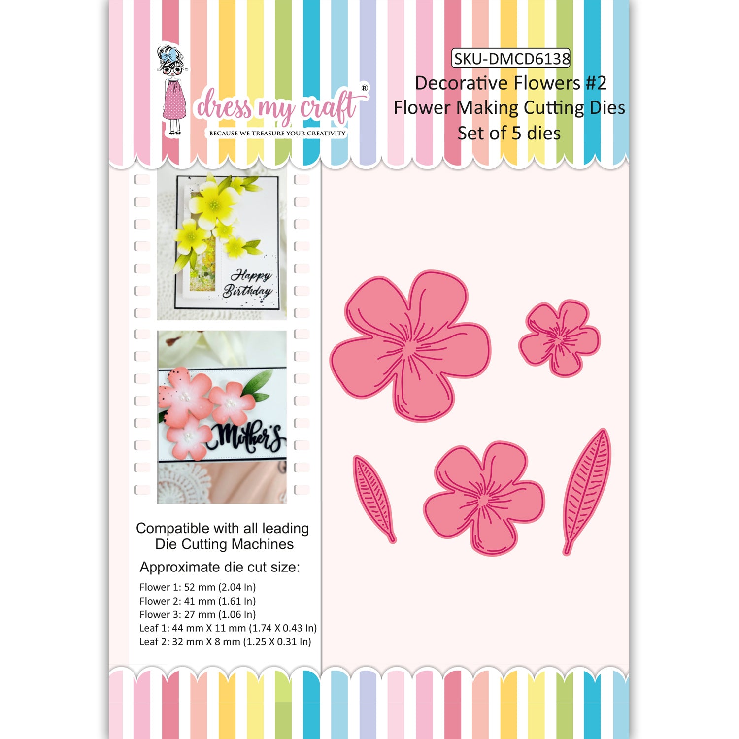 Decorative Flowers #2 - Flower Making Cutting Dies