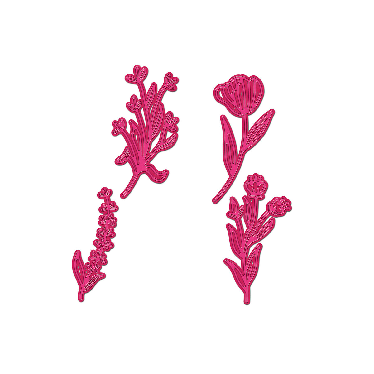 Spring Kuning Dies Spring Flowers # 2 - Basic Designer Dies – CRAFTERS CORNER