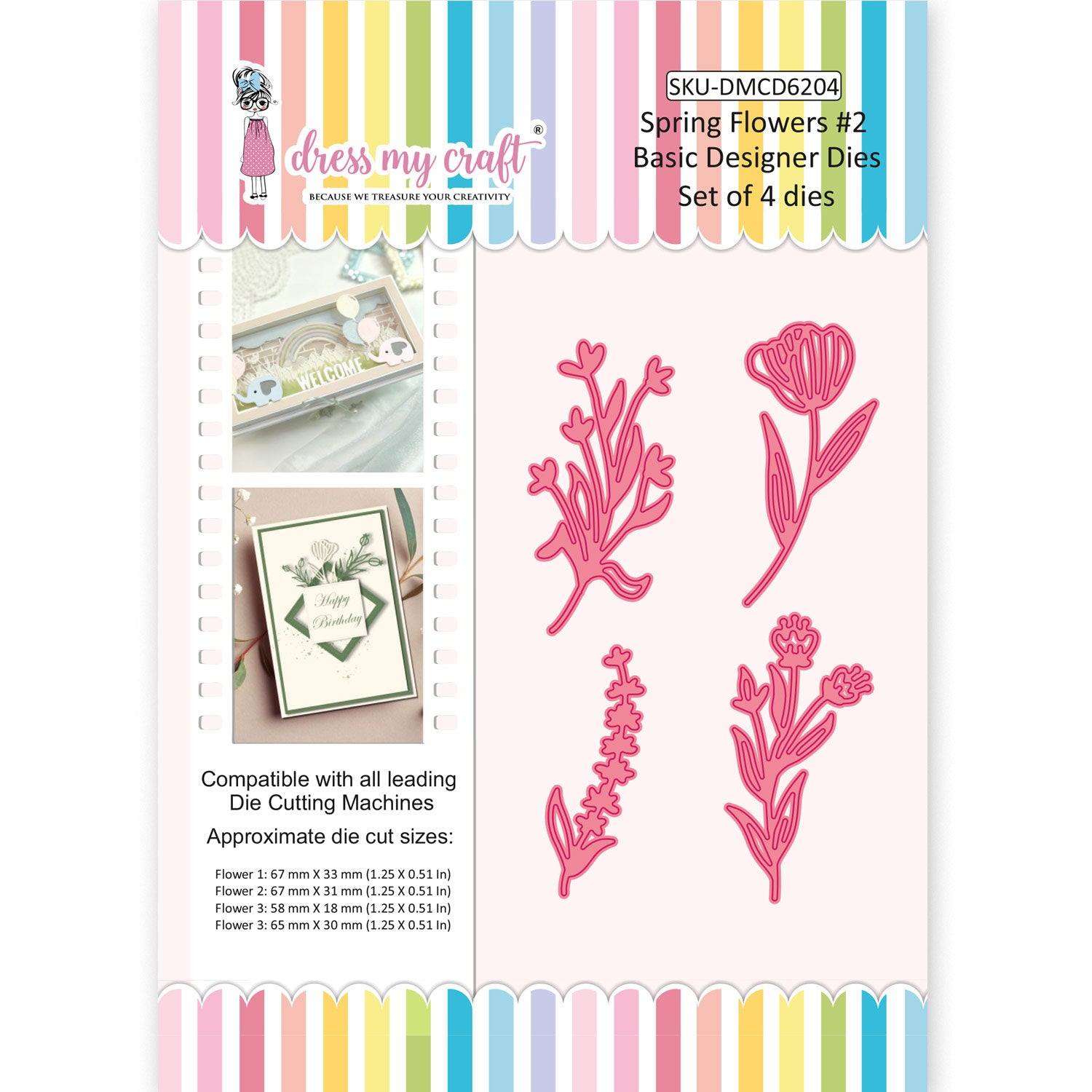 Spring Flowers # 2 - Basic Designer Dies