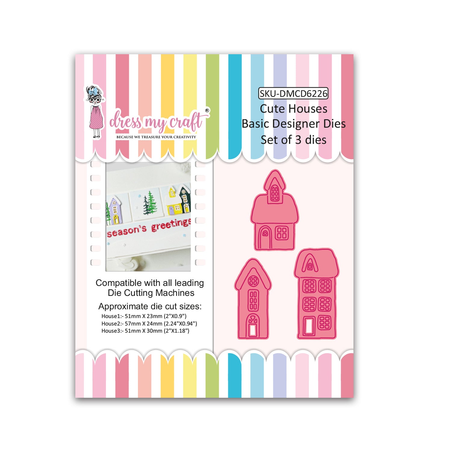 Cute Houses - Basic Designer Dies